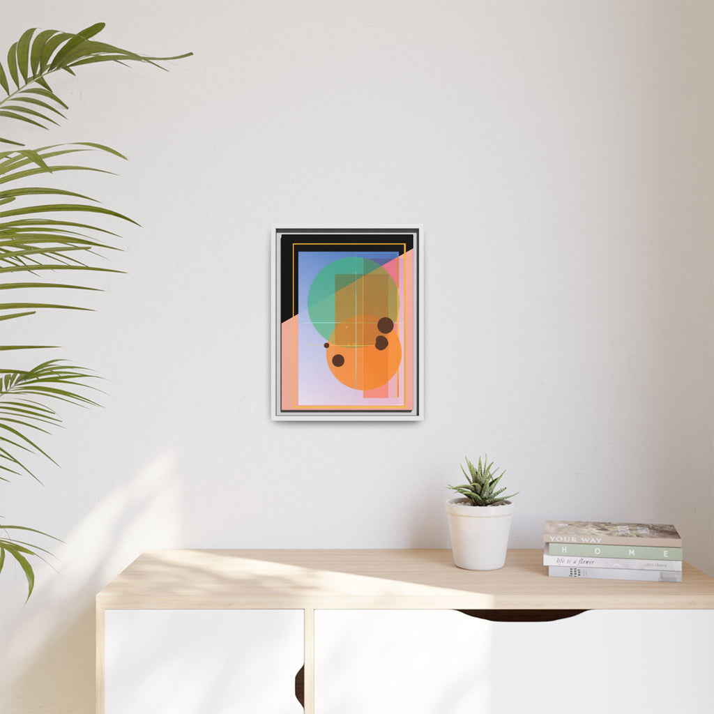 Geometric Harmony: Abstract Composition, Overlapping Shapes, Precision Design   |   Custom Orders Accepted