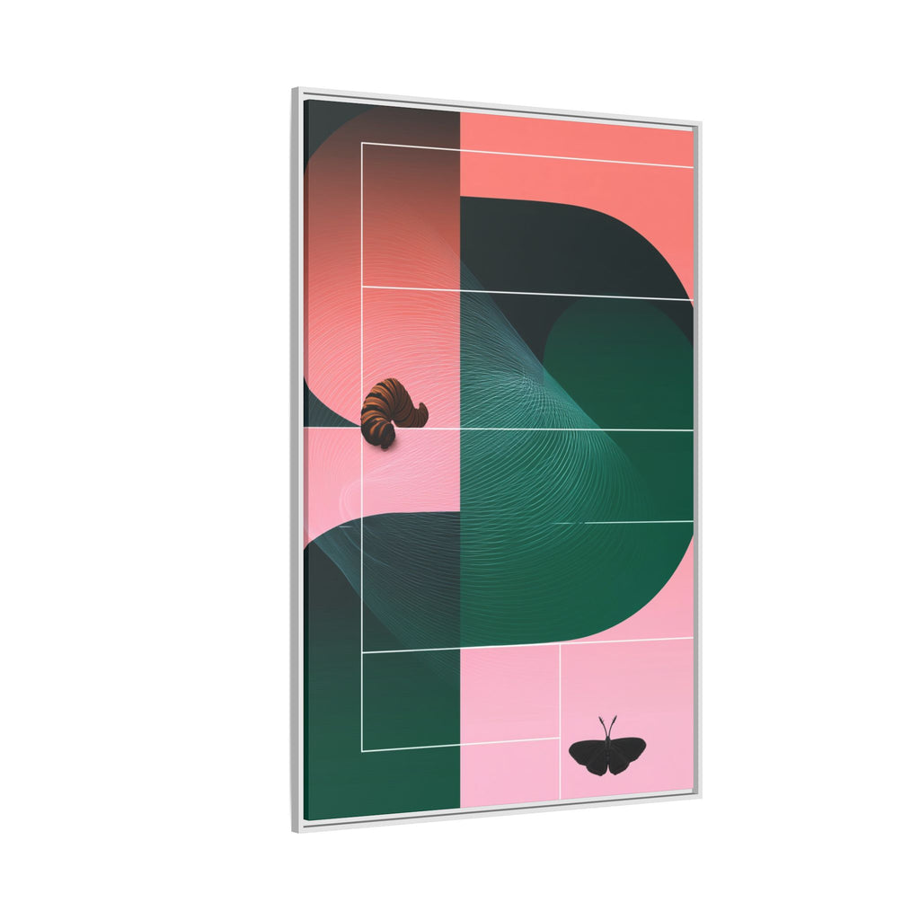 Metamorphic Geometric Framed Print : Abstract Graphic Design, Contemporary Digital Art Composition   |  Custom Orders Available