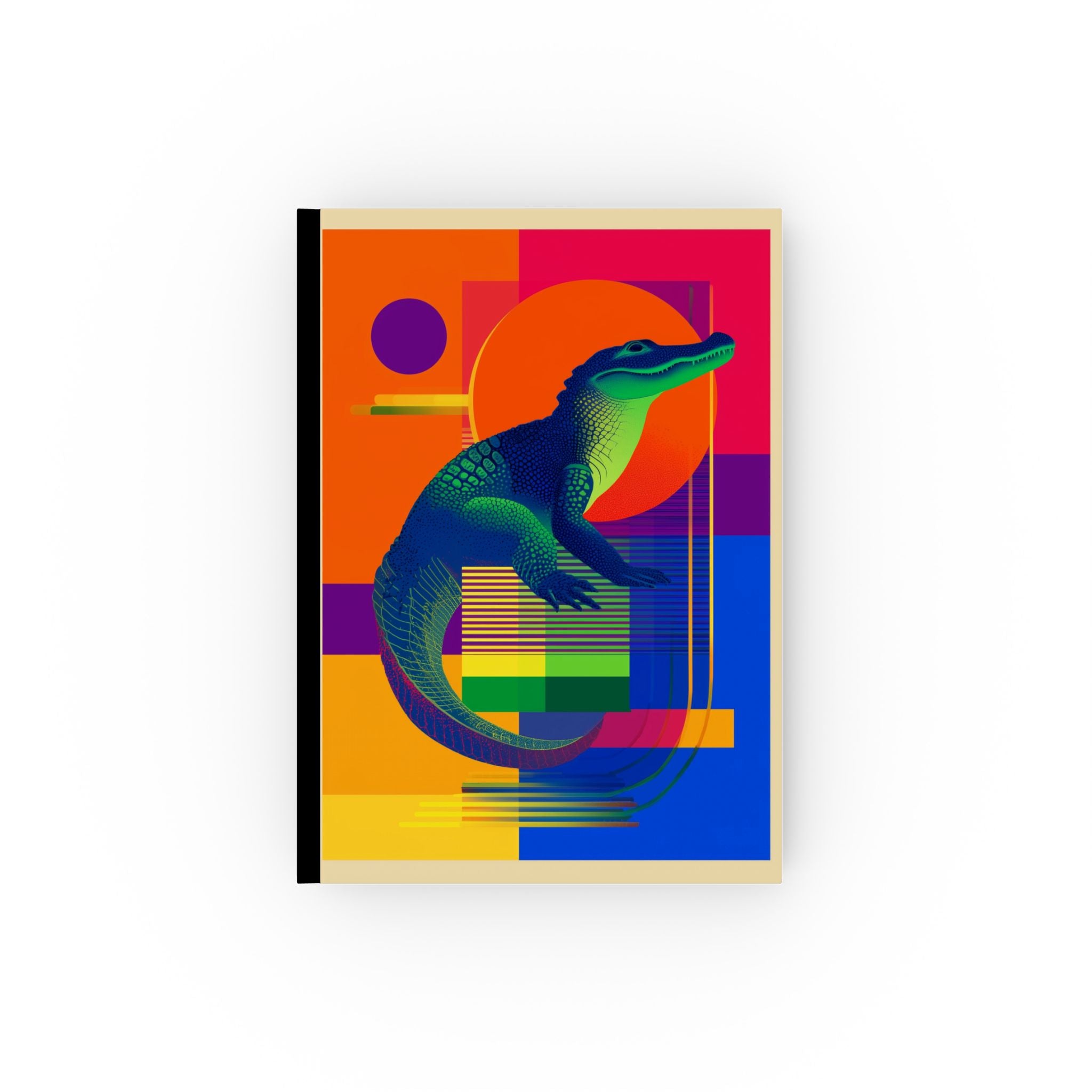 Personalized Journal    |  Gator Geometry: Reptilian Spectrum, Digital Abstraction, Kaleidoscopic Composition