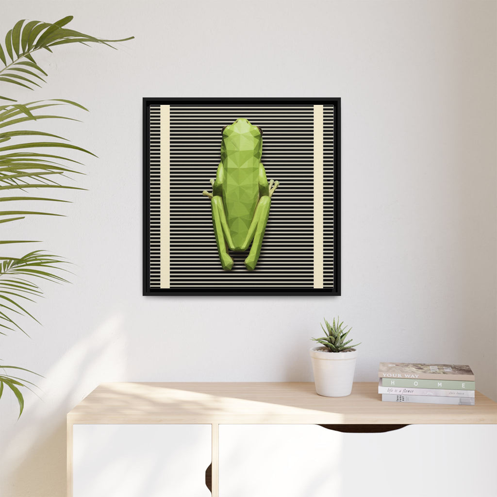 Geometric Amphibian: Low-Poly Frog Design, Digital Art Minimalism   |  Personalized & Custom Orders Available