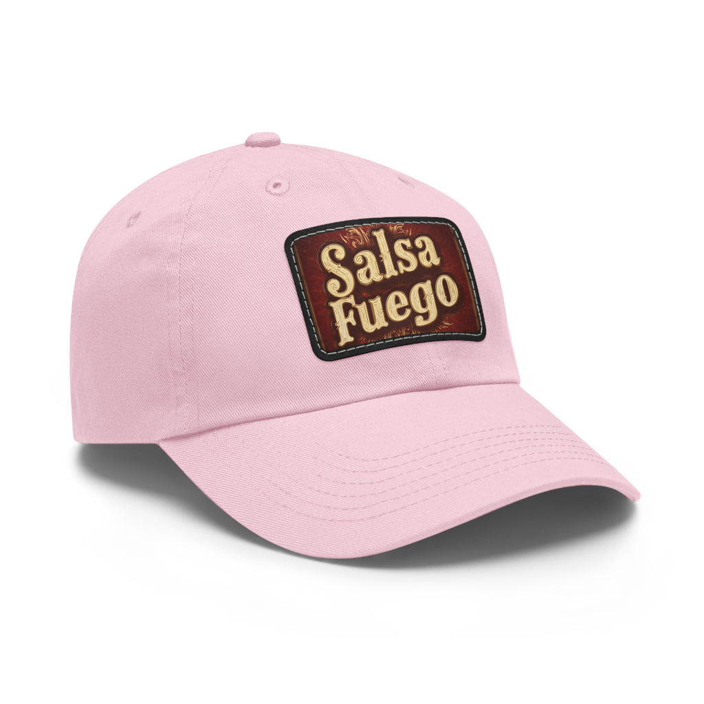 Salsa Fuego Dad Hat with Leather Patch (Rectangle)