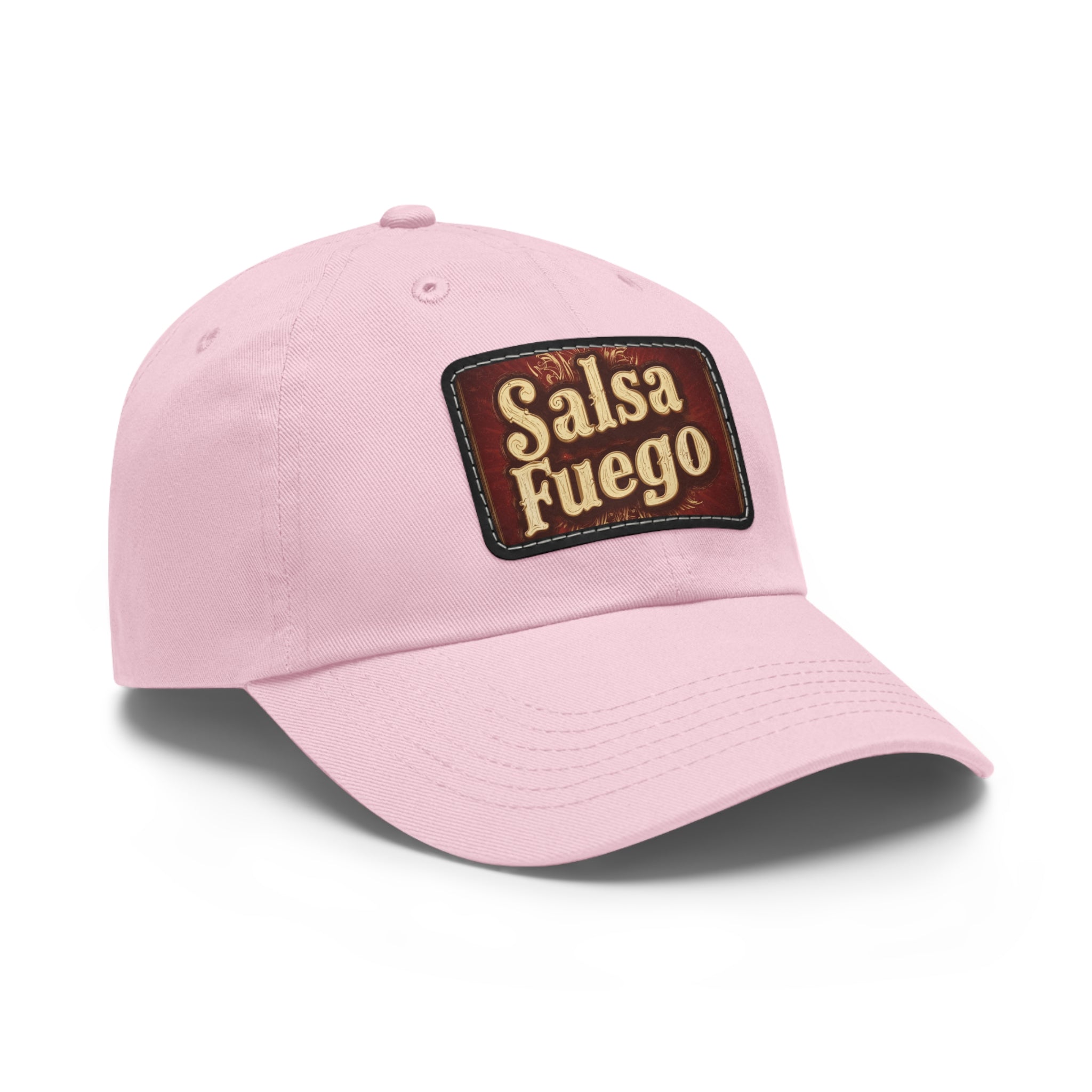 Salsa Fuego Dad Hat with Leather Patch (Rectangle)