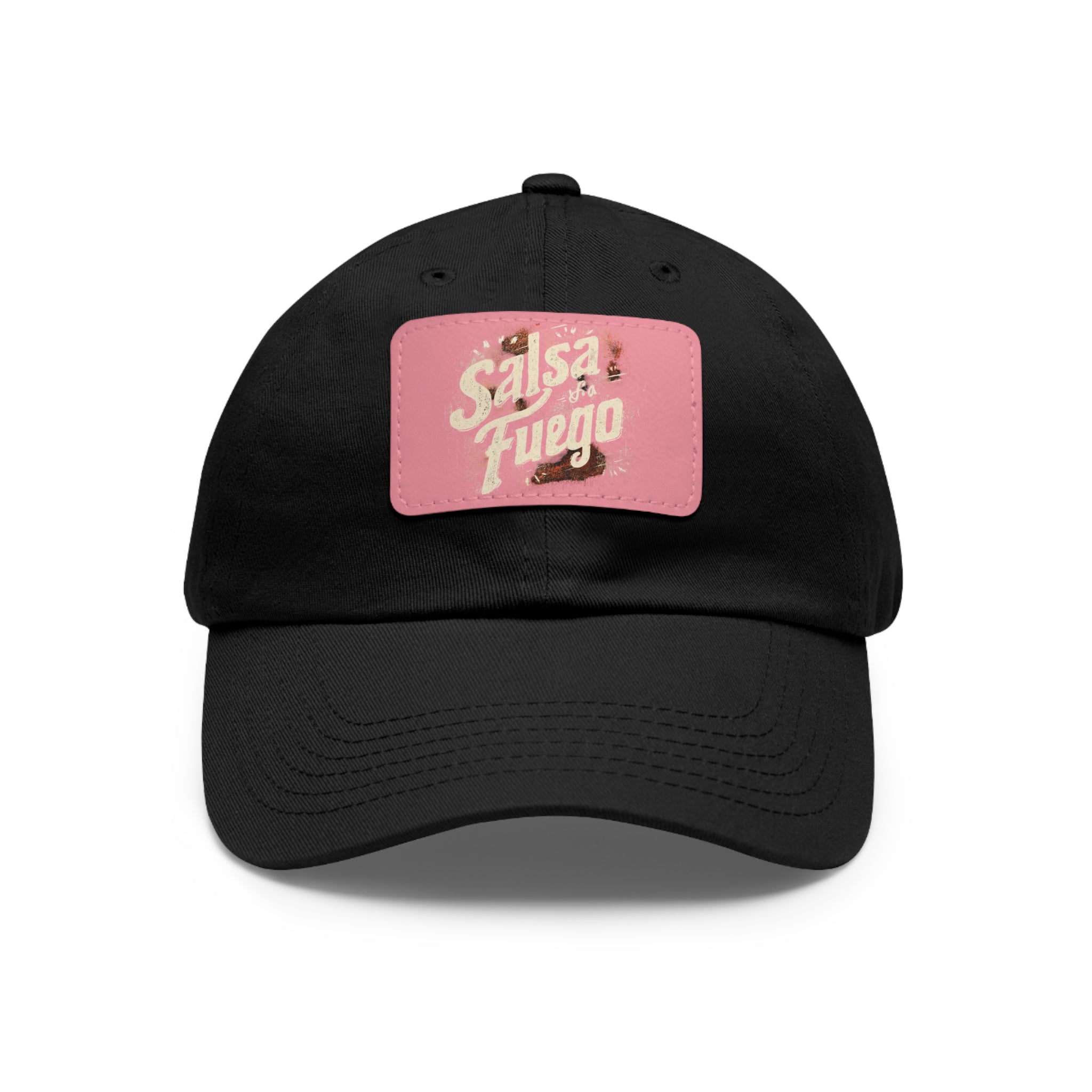 Salsa Fuego Dad Hat with Leather Patch (Rectangle)