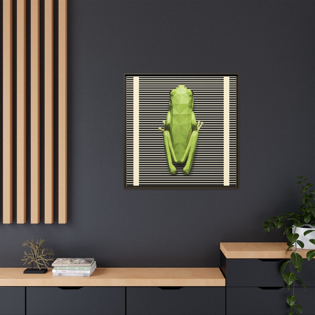 Geometric Amphibian: Low-Poly Frog Design, Digital Art Minimalism   |  Personalized & Custom Orders Available