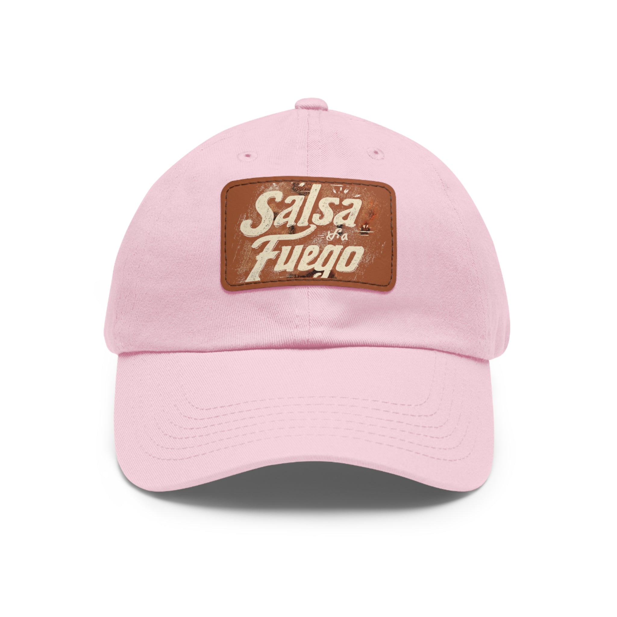 Salsa Fuego Dad Hat with Leather Patch (Rectangle)