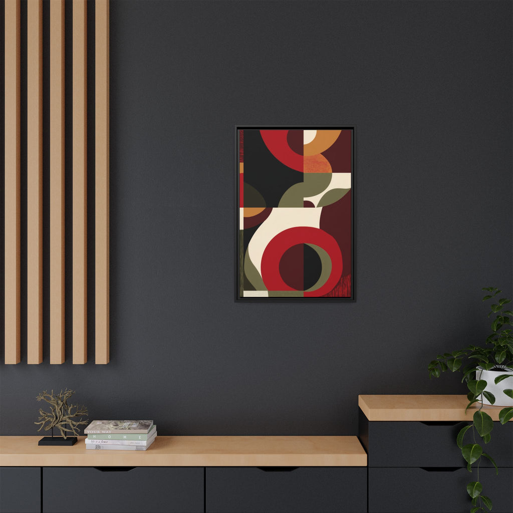Geometric Intersections: Mid-Century Modern Design, Abstract Architectural Composition, Rhythmic Curved Forms   |   Custom Orders Accepted