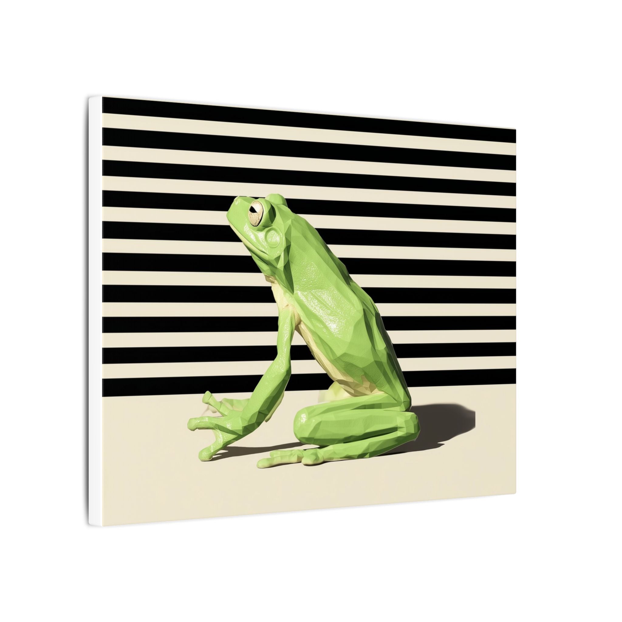 Geometric Frog: Low-Poly Wildlife Art, Modern Minimalist Design   |    Custom Orders Available