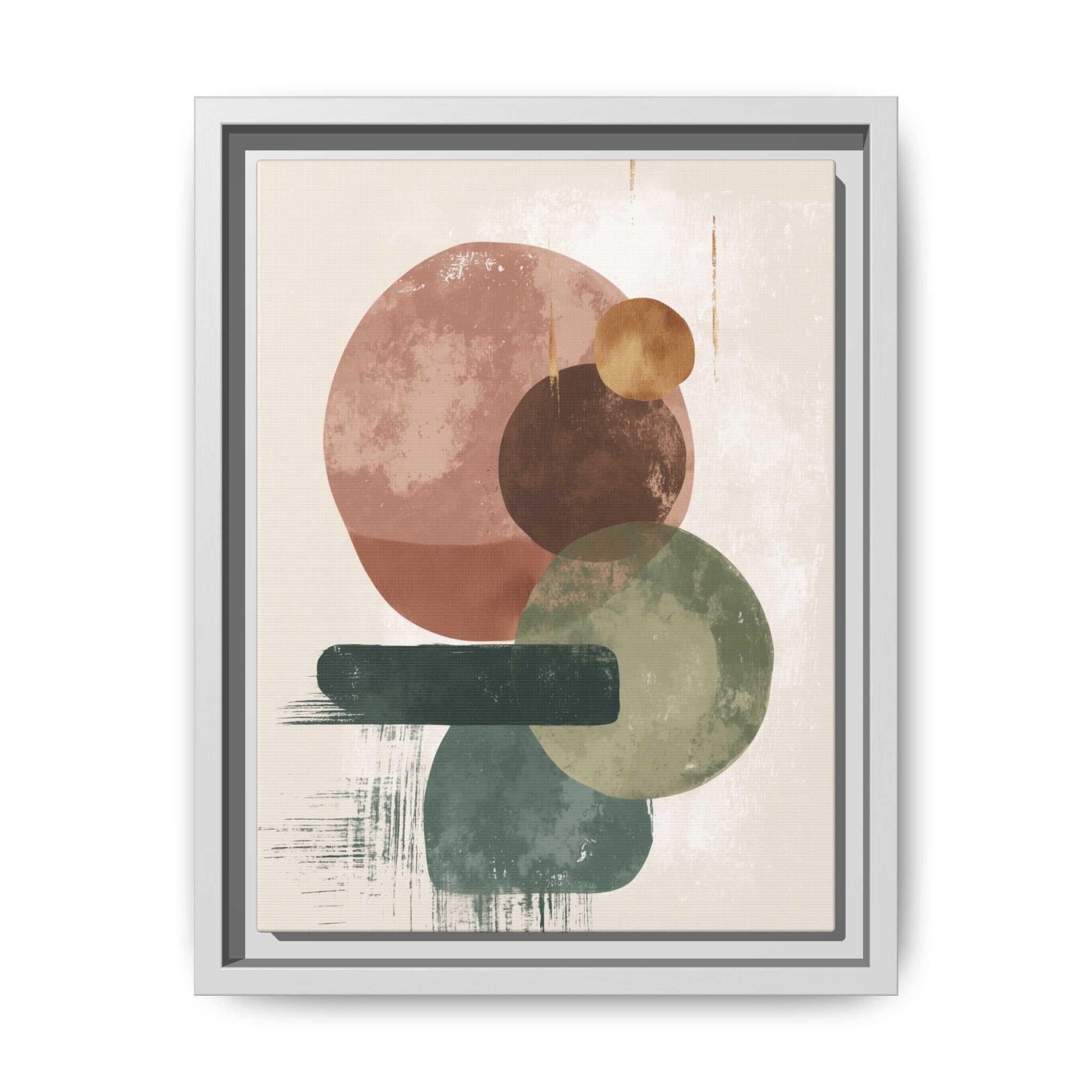 Organic Intersections: Watercolor Abstraction, Earth Tone Composition, Modern Minimalist Art   |   Custom Orders Accepted