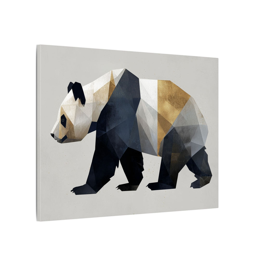 Geometric Panda: Minimalist Digital Art, Polygonal Wildlife Design, Contemporary Graphic Illustration   |  Personalized & Custom Orders
