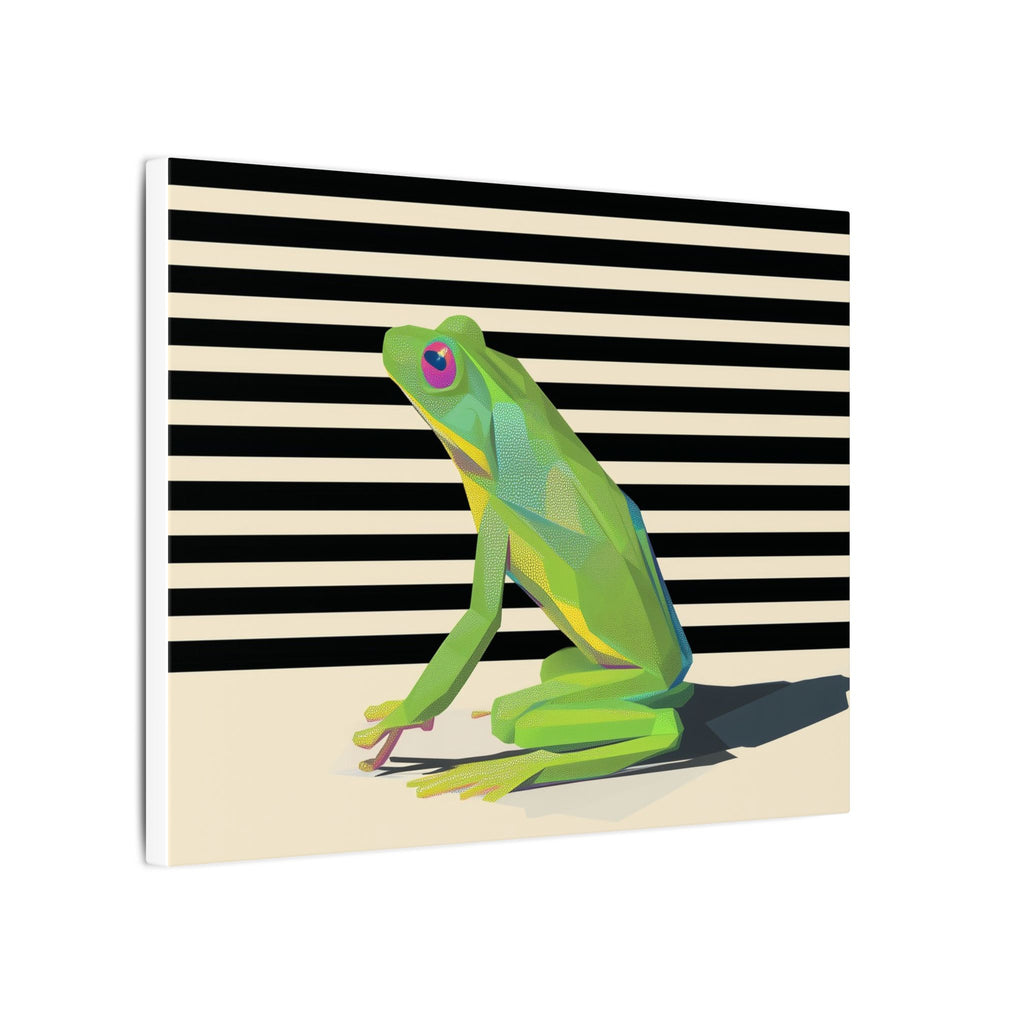 Emerald Amphibian Elegance: Stylized Graphic Design, Modern Frog Illustration   |    Custom Orders Available