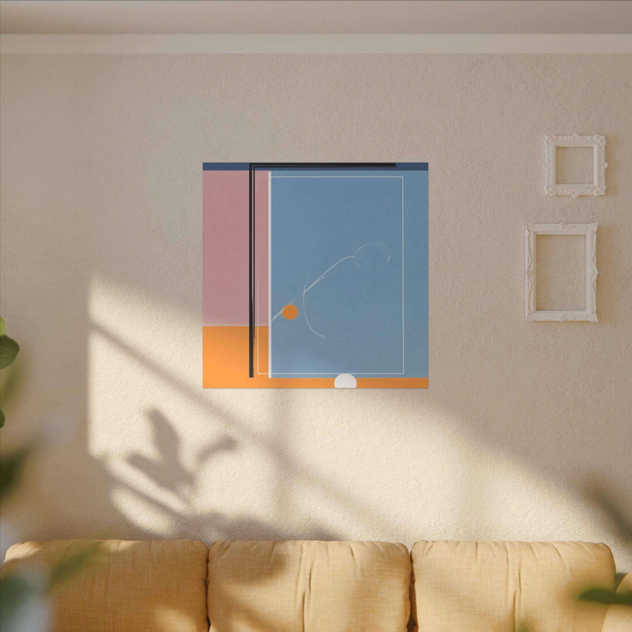 Geometric Harmony: Abstract Minimalist Composition, Modernist Color Fields, Constructivist Design Principles   |   Custom Orders Accepted