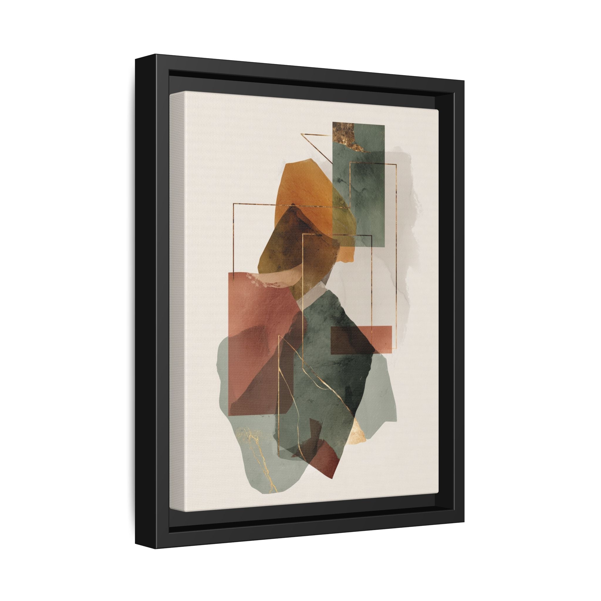 Harmonic Geometries: Architectural Abstraction, Earthy Palette, Minimalist Composition   |   Custom Orders Accepted