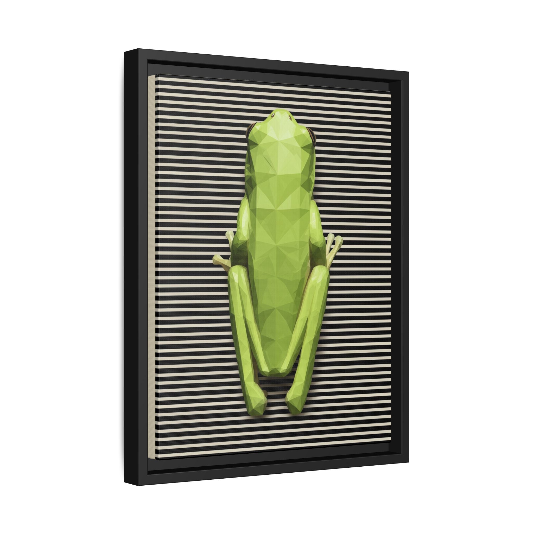 Geometric Amphibian: Low-Poly Frog Design, Digital Art Minimalism   |  Personalized & Custom Orders Available
