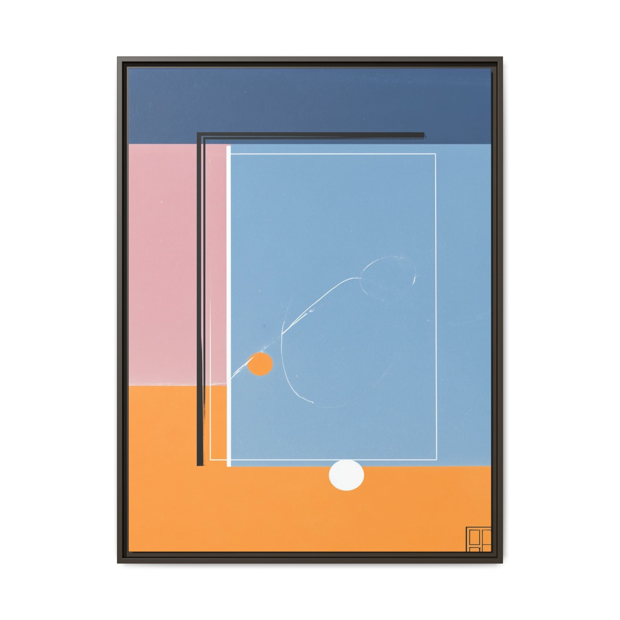 Geometric Layered Abstraction: Modernist Color Planes, Constructivist Design, Minimalist Composition   |   Custom Orders Accepted