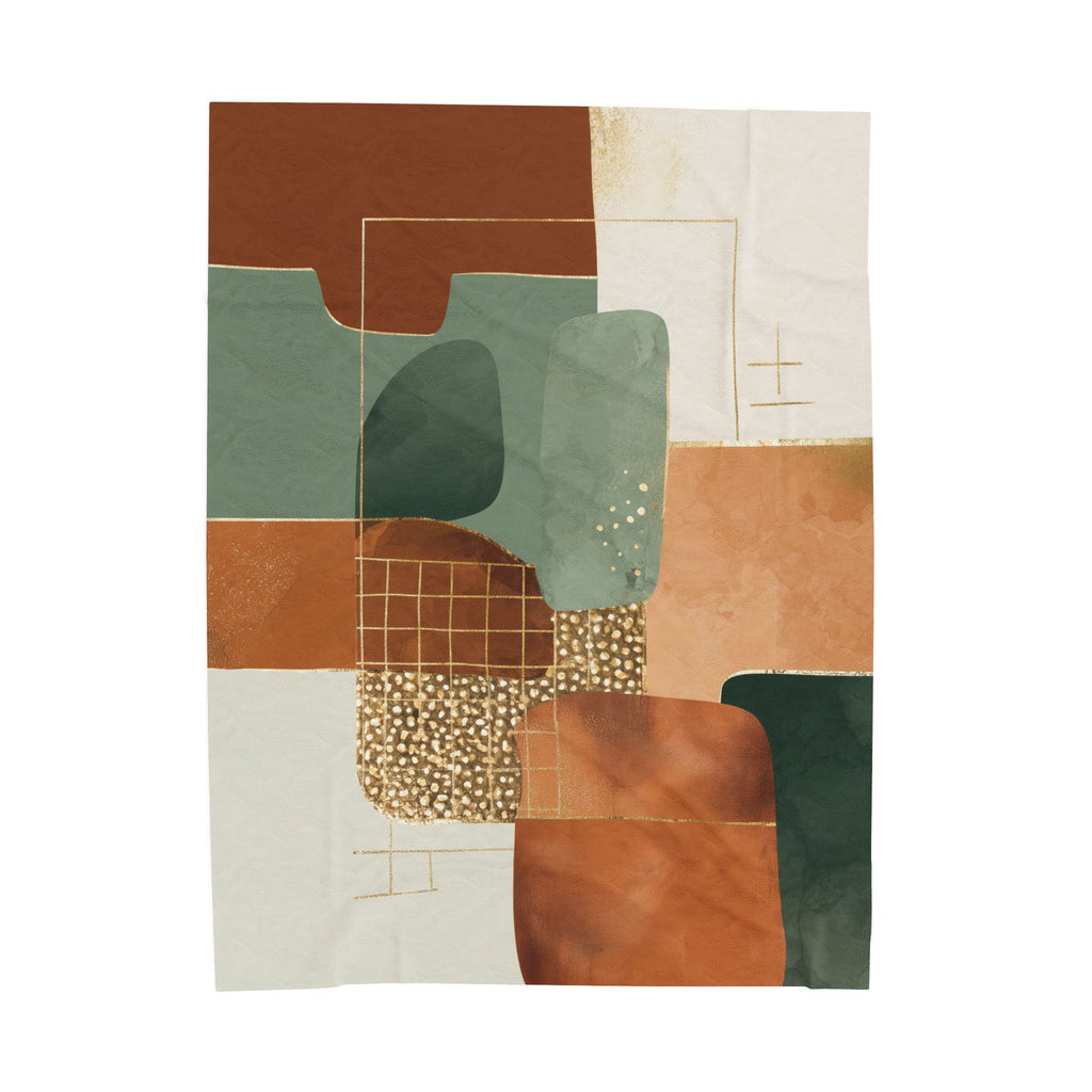 Geometric Harmony Doona Cover, Quilt Cover, Duvet, Bedding , Mid-Century Abstract Composition   |    Custom Orders Available