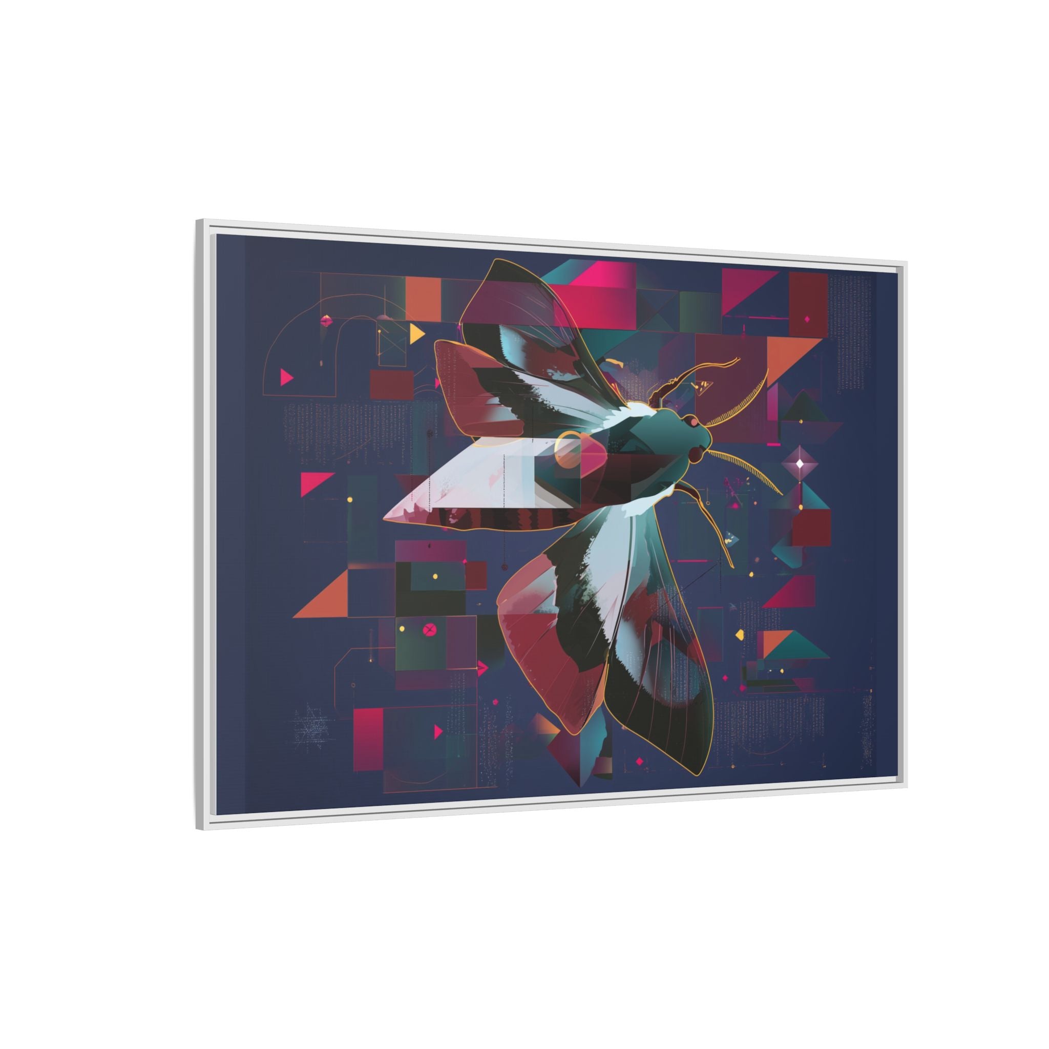 Digital Metamorphosis: Geometric Butterfly, Technological Nature   |    Custom Orders Available