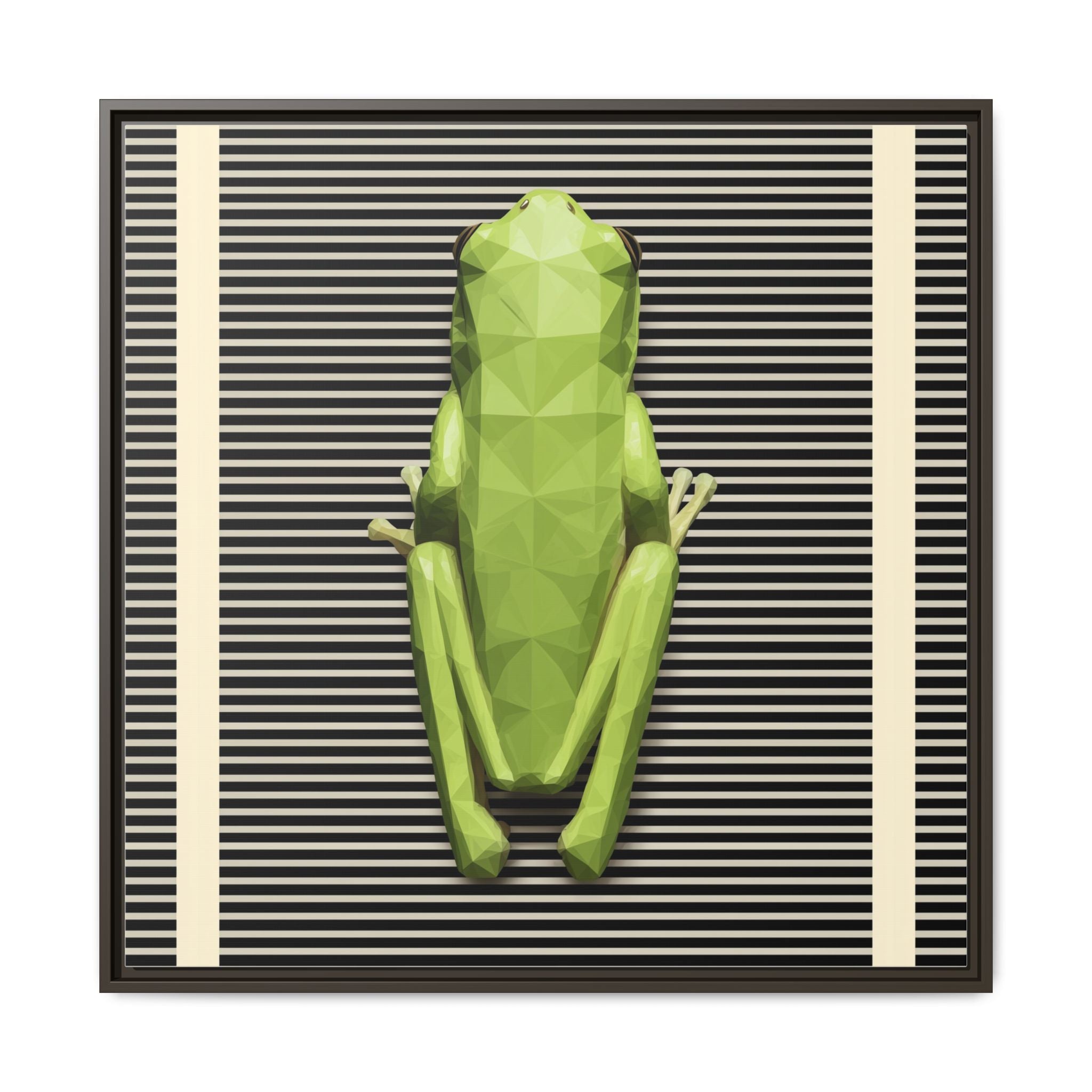 Geometric Amphibian: Low-Poly Frog Design, Digital Art Minimalism   |  Personalized & Custom Orders Available