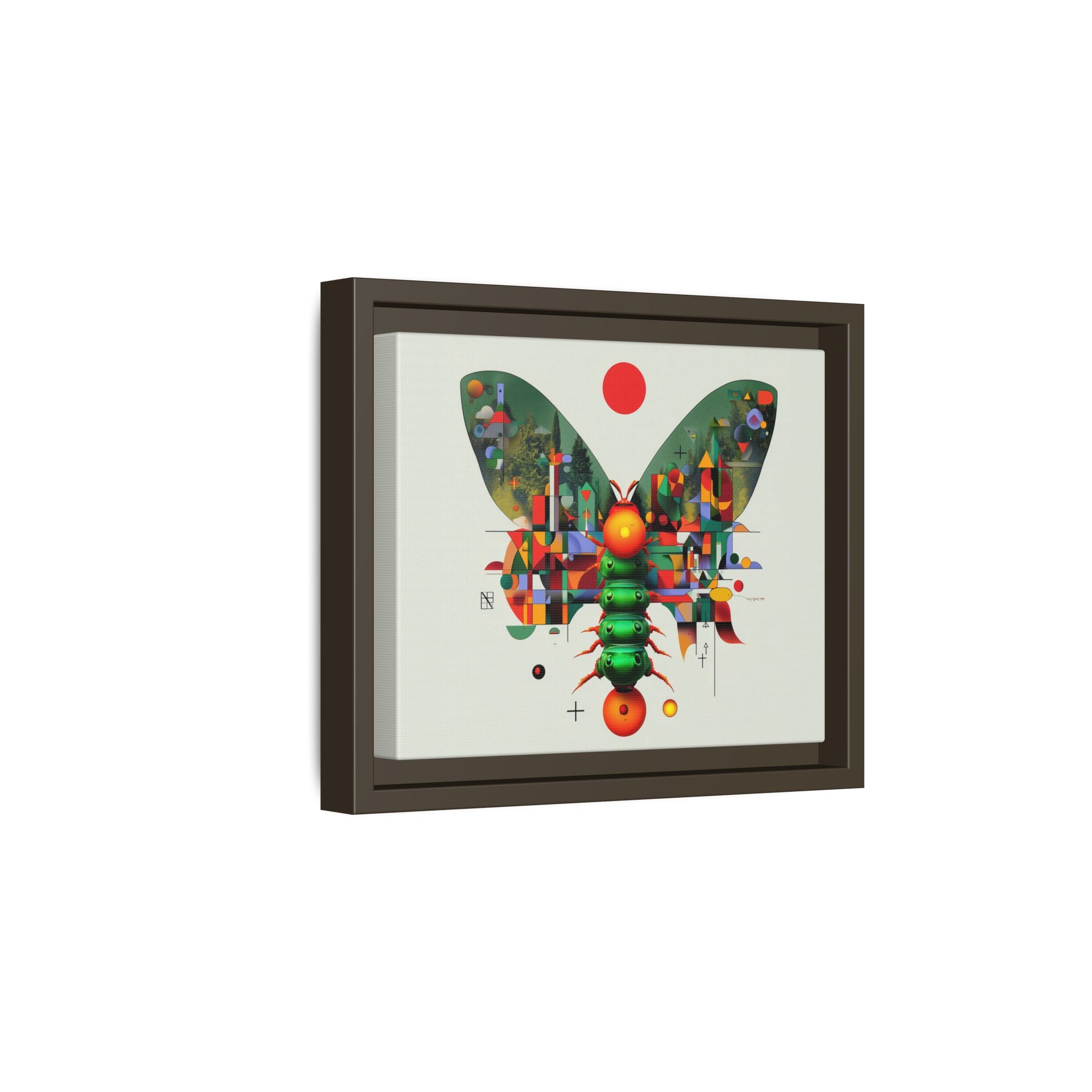 Metamorphic Geometry: Digital Butterfly Architecture, Cubist Nature Transformation   |    Custom Orders Available