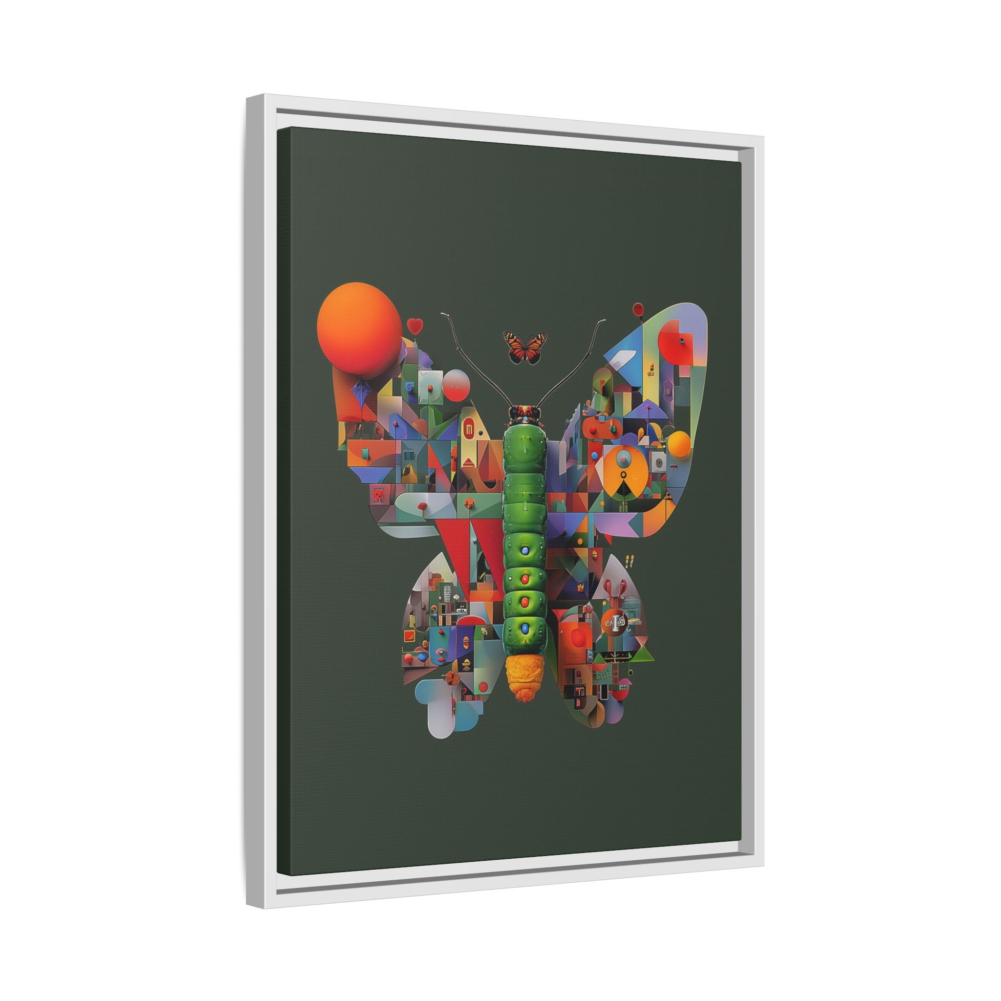 Furnie: Geometric Butterfly Mosaic, Digital Art Landscape   |    Custom Orders Available