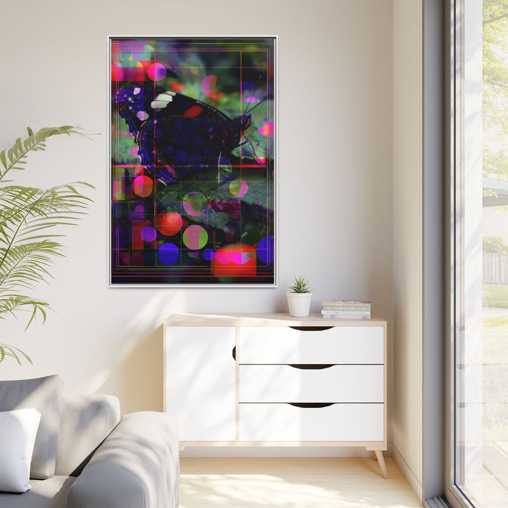 Metamorphic Glitch: Digital Nature Remix, Butterfly Geometric Distortion   |    Custom Orders Available