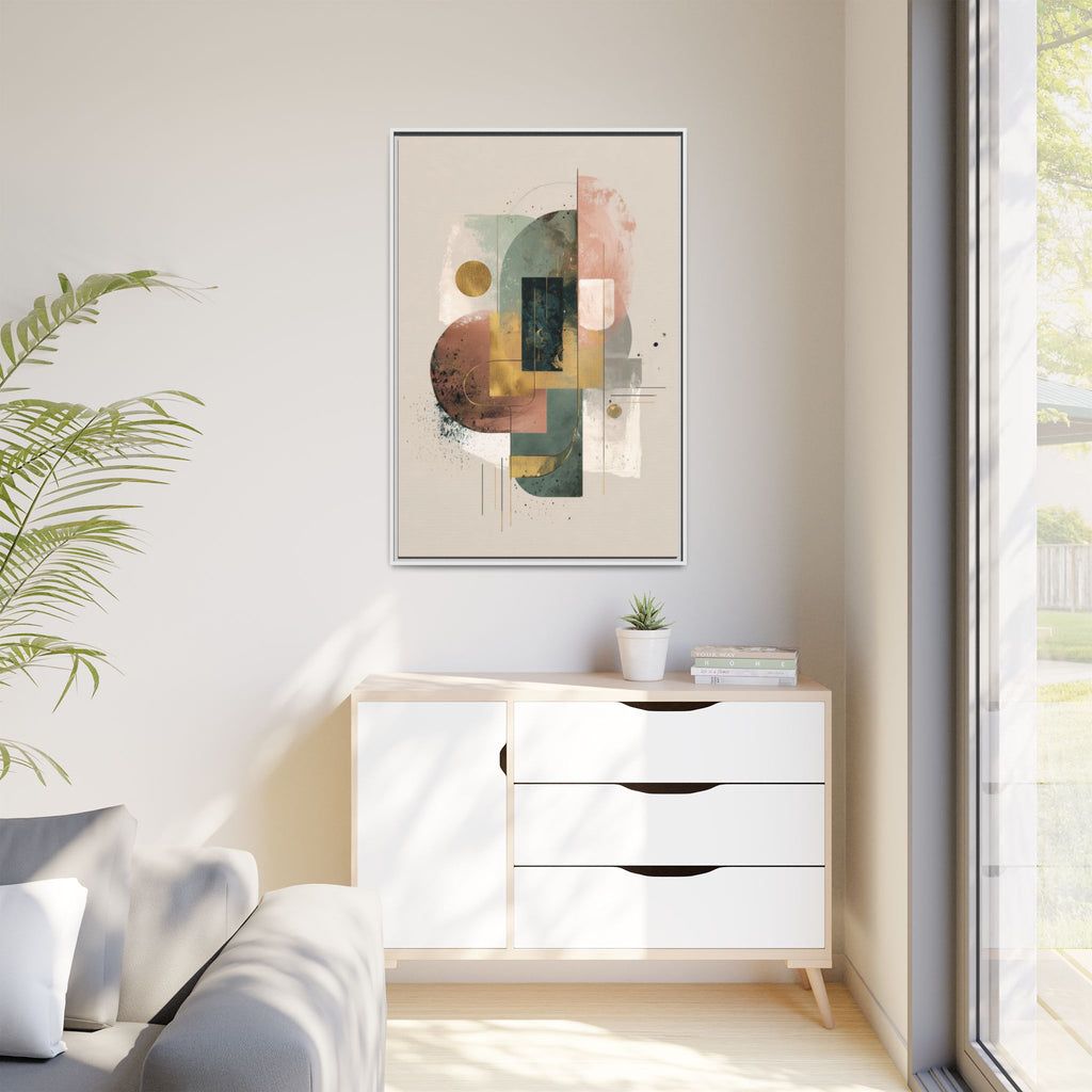 Organic Geometries: Fragmented Forms, Digital Abstract Composition, Layered Minimalist Art   |   Custom Orders Accepted