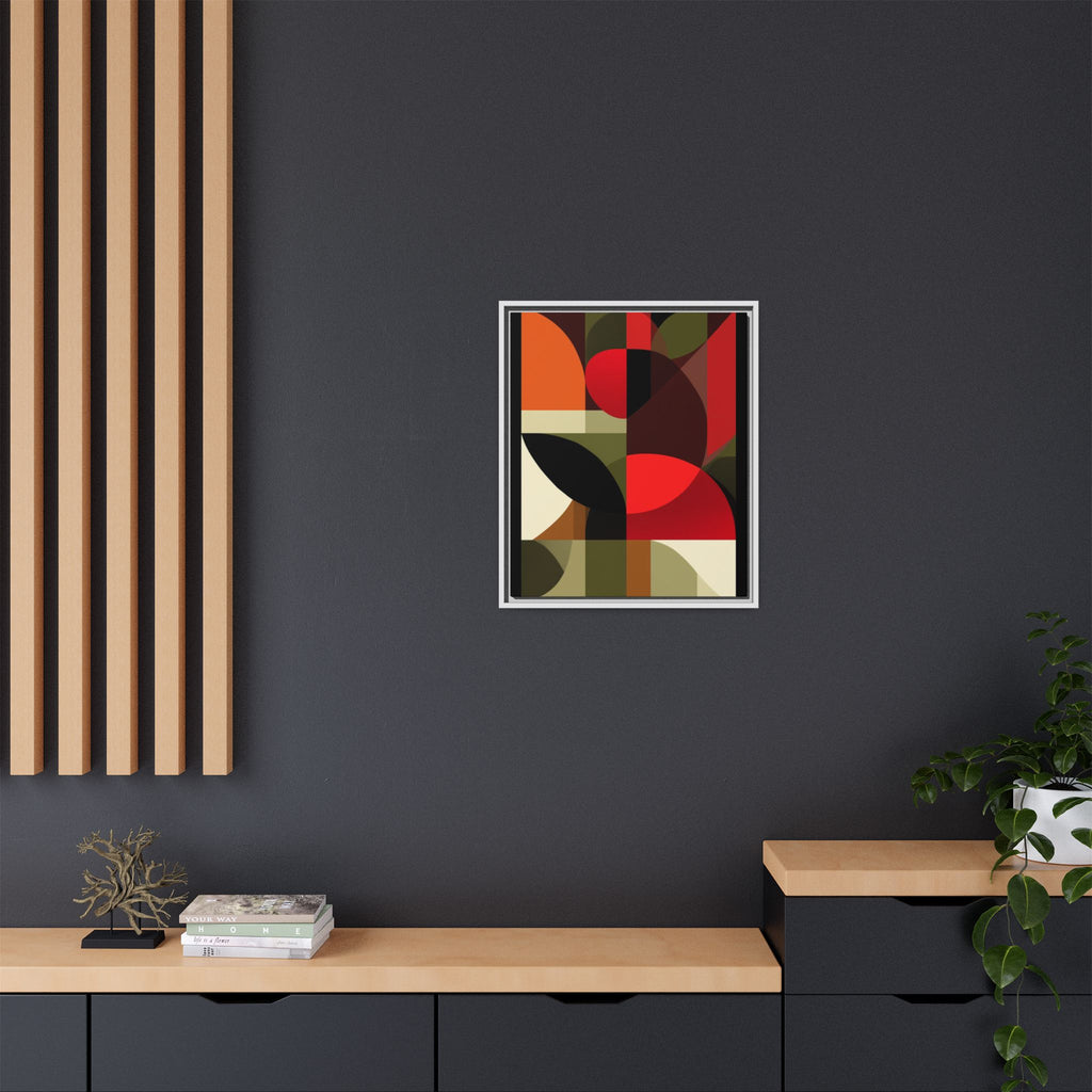 Geometric Fusion: Modern Abstract Composition, Cubist Color Blocks, Architectural Form Harmony   |   Custom Orders Accepted