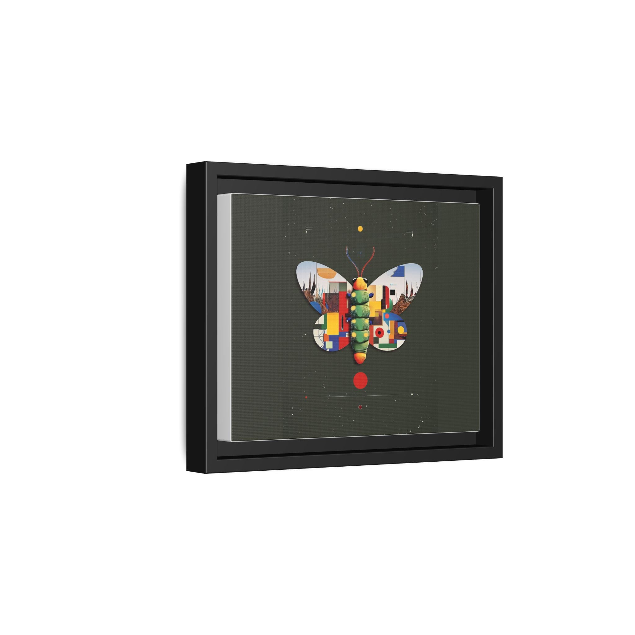 Geometric Butterfly: Bauhaus Digital Mosaic, Technological Nature Composition   |    Custom Orders Available