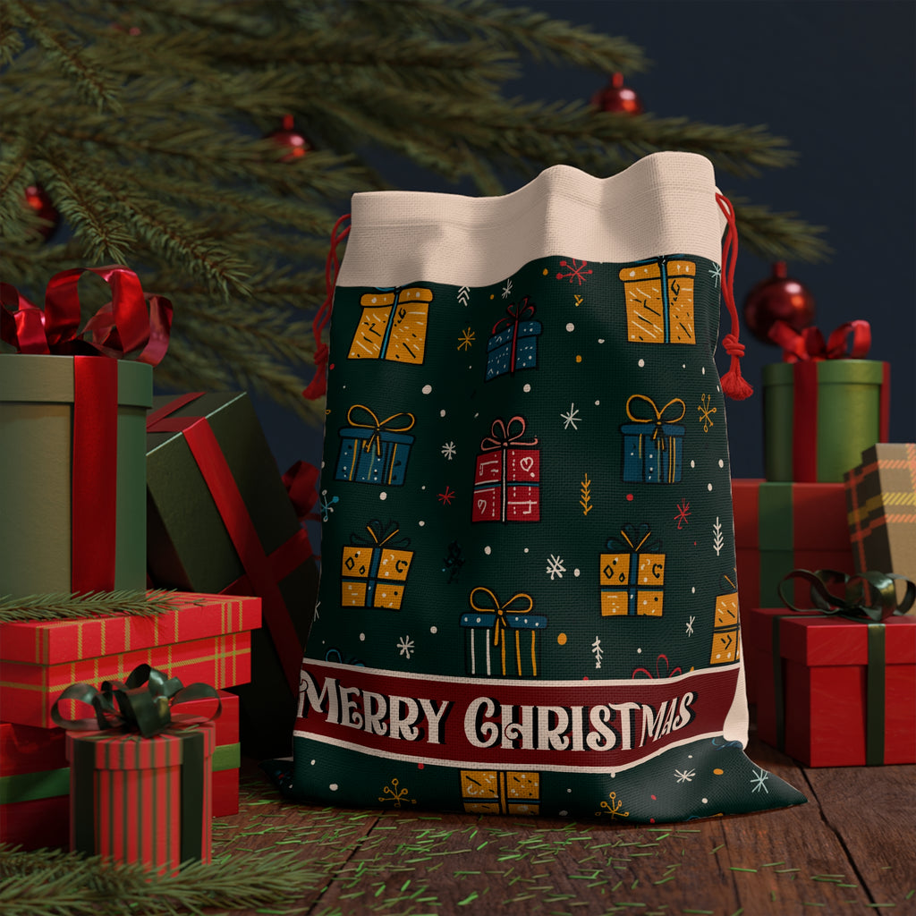 Festive Gift Bag with Holiday Design, Reusable Holiday Gift Pouch, Eco-Friendly Christmas Gift Sack, Unique Present Wrap, Cute [...]