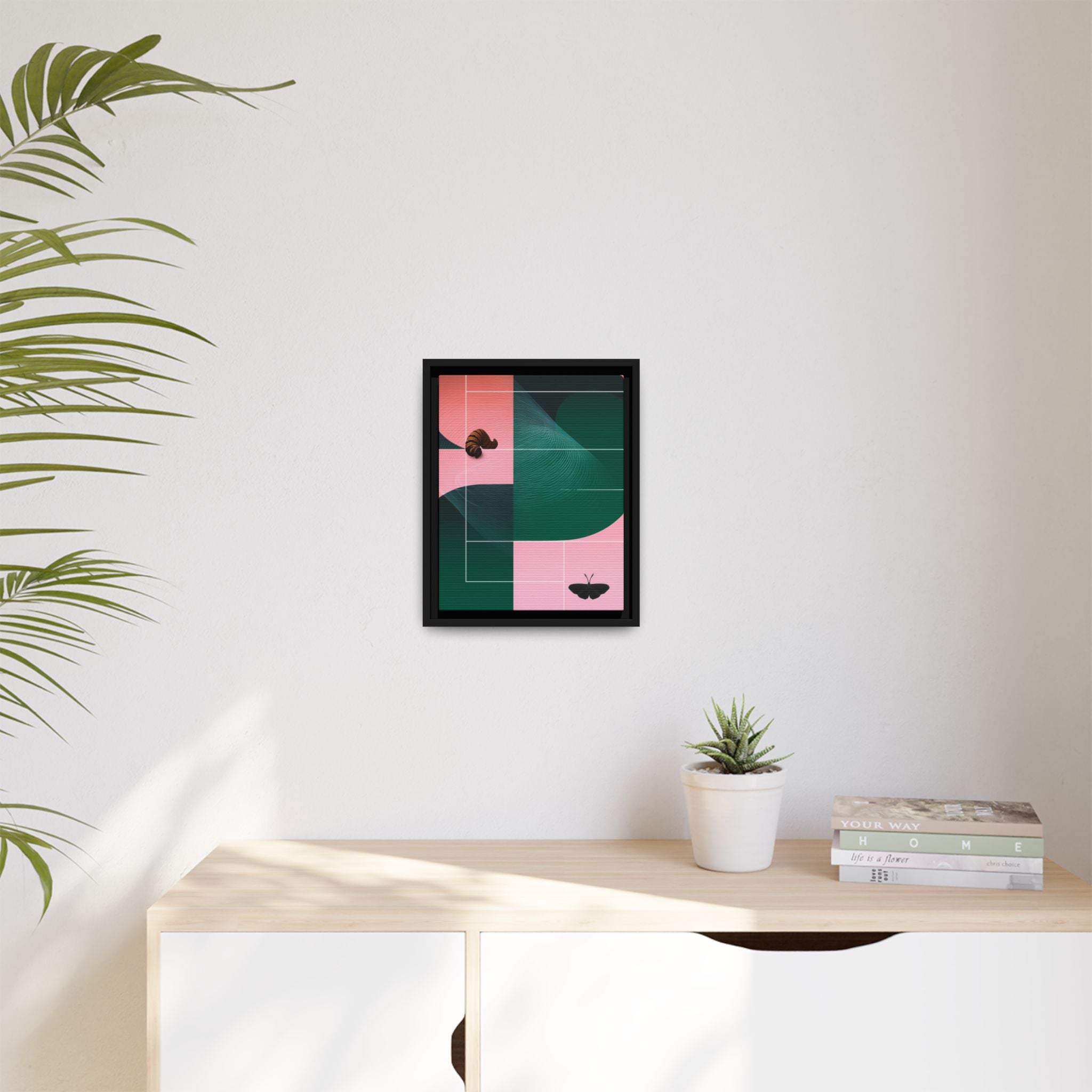Metamorphic Geometric Framed Print : Abstract Graphic Design, Contemporary Digital Art Composition   |  Custom Orders Available