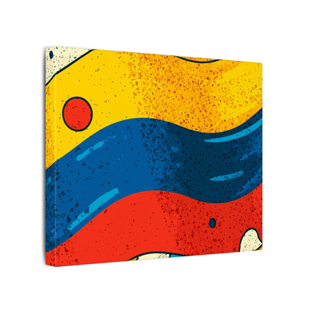 Fluid Dynamics: Retro Abstract Shapes, Mid-Century Modern Motion, Geometric Color Waves   |   Custom Orders Accepted