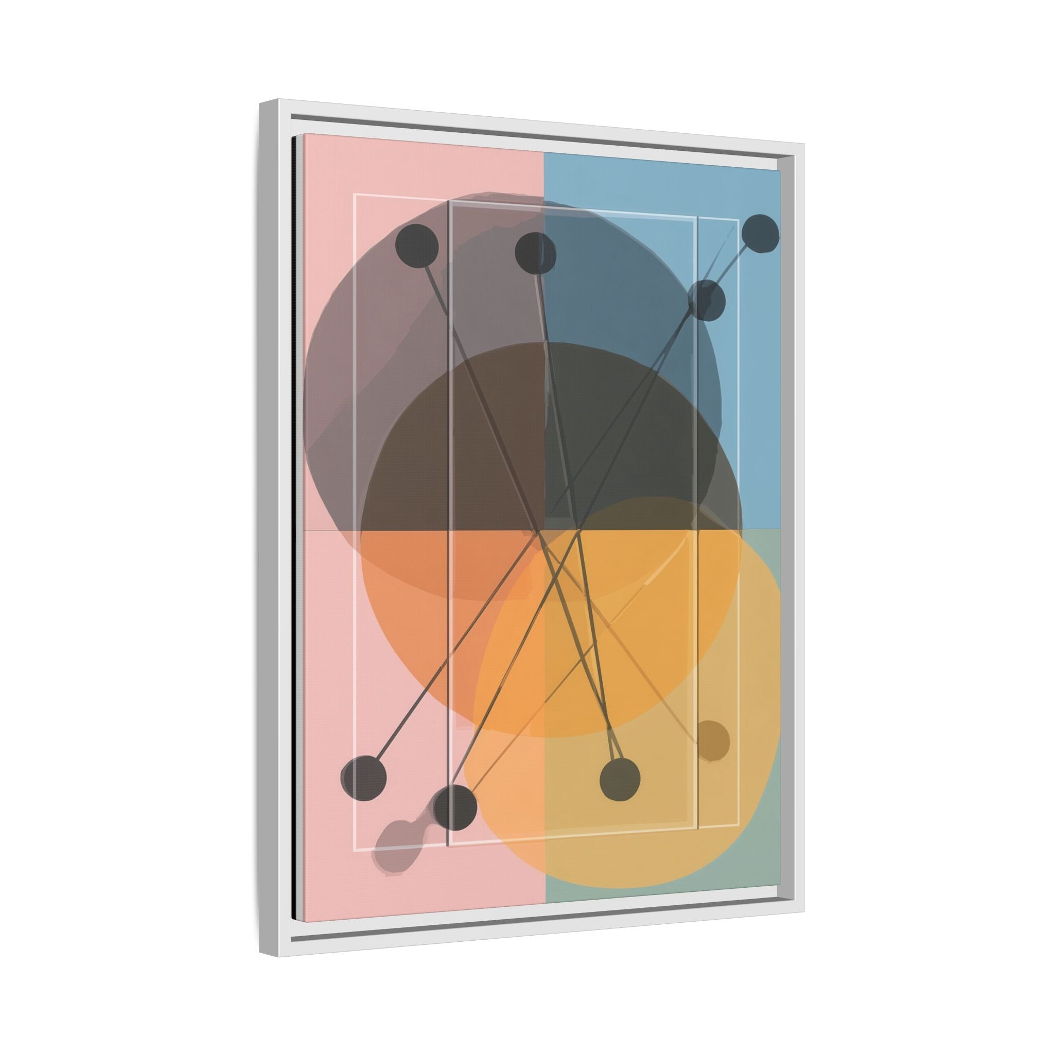 Geometric Intersections: Pastel Quadrants, Mid-Century Minimalism, Network Nodes   |   Custom Orders Accepted