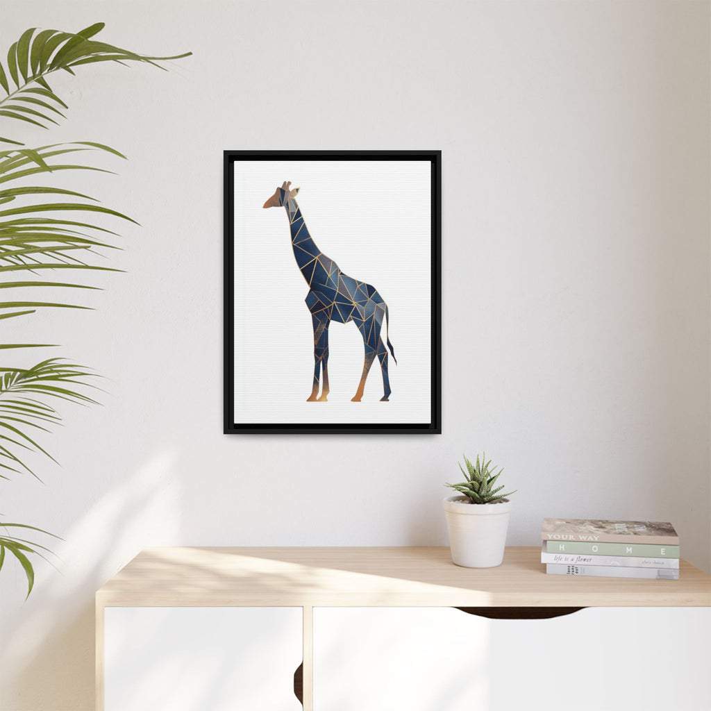 Geometric Giraffe: Modern Wildlife Art, Angular Minimalist Design   |  Personalized & Custom Orders Available