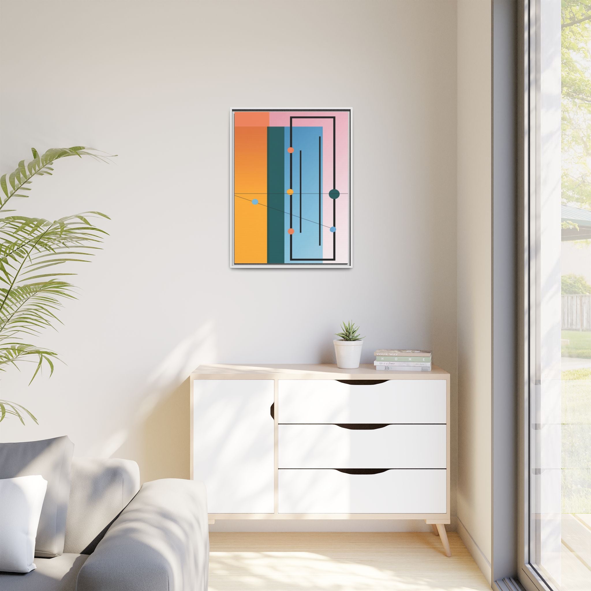 Geometric Harmony: Constructivist Color Planes, Modernist Composition, Abstract Spatial Rhythm   |   Custom Orders Accepted