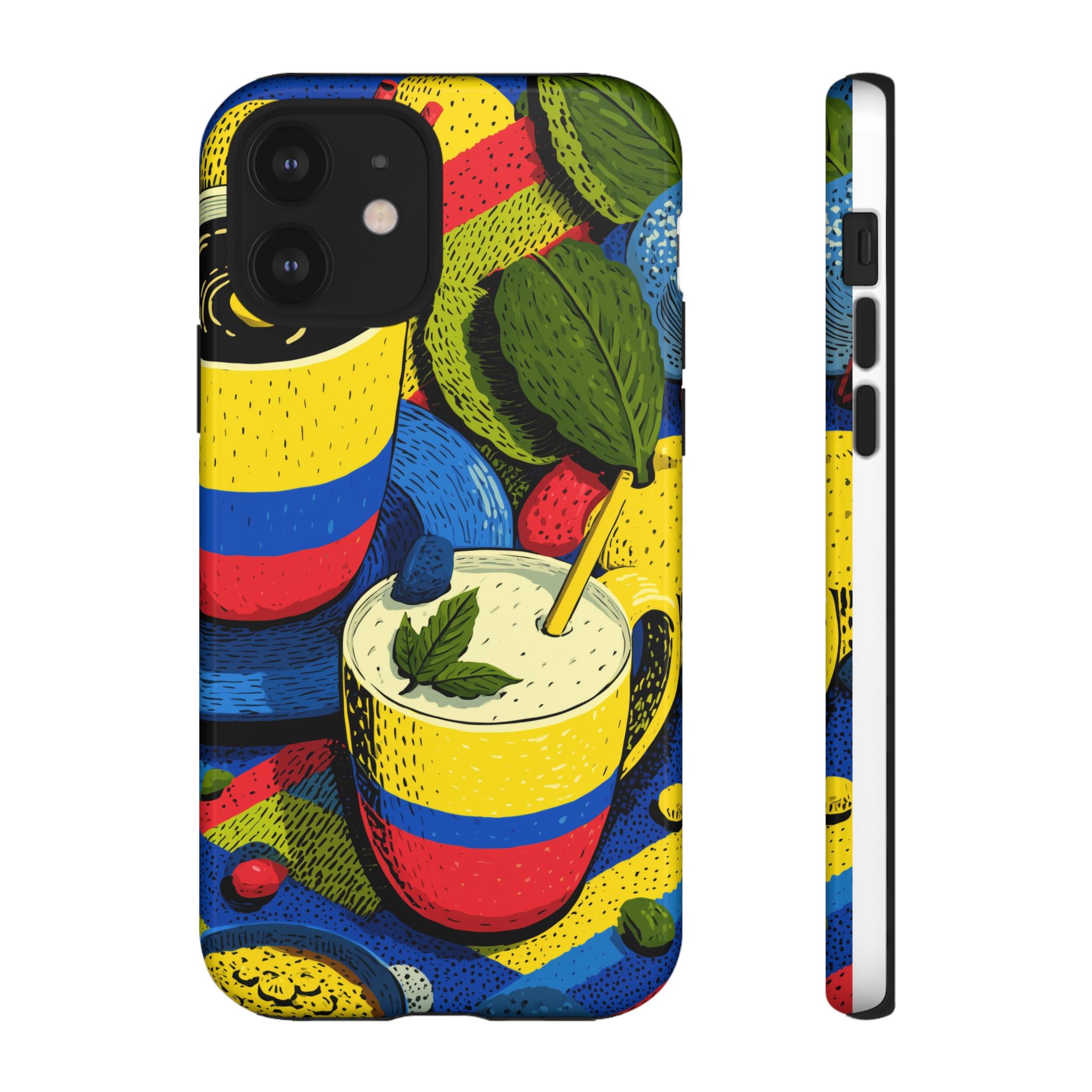 Vibrant Phone Case for Tough Cases | Colorful Colombian Art, Unique Gift, Trendy Accessory, Summer Style, Festival Must-Have
