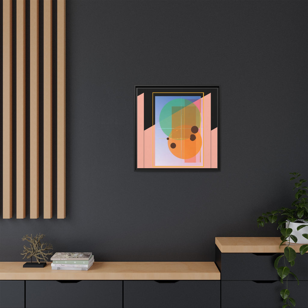 Geometric Harmony: Abstract Composition, Overlapping Shapes, Precision Design   |   Custom Orders Accepted