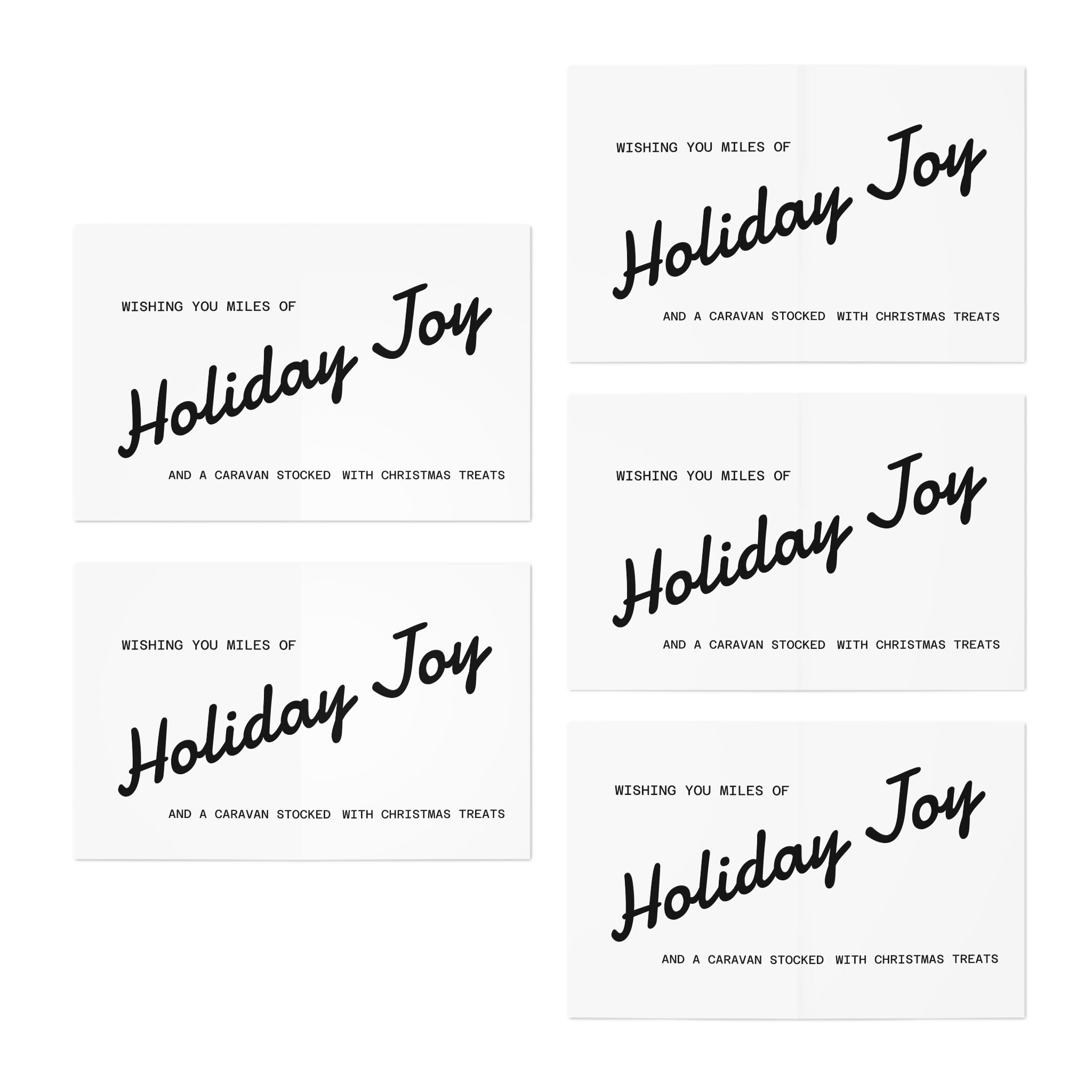 Christmas Caravan Greeting Cards - Cards