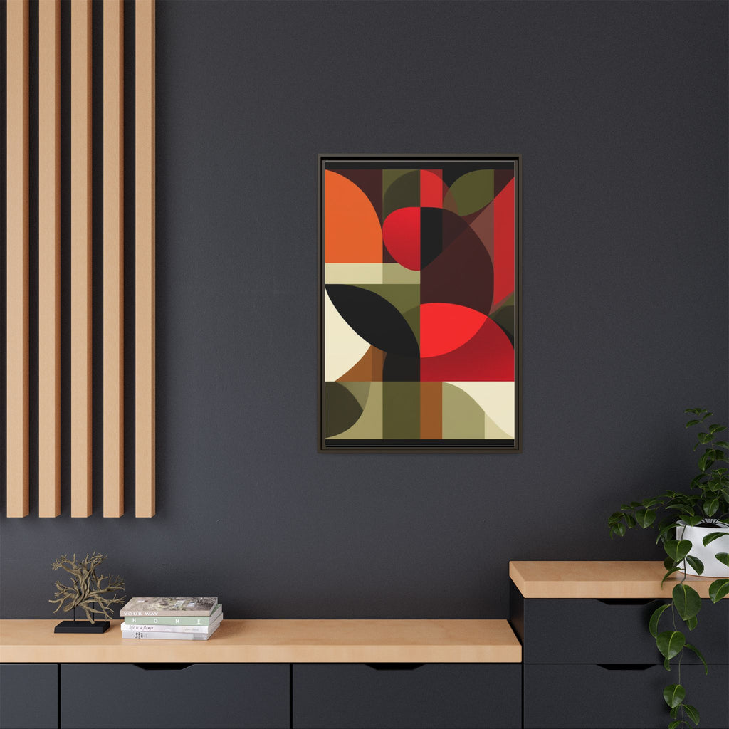 Geometric Fusion: Modern Abstract Composition, Cubist Color Blocks, Architectural Form Harmony   |   Custom Orders Accepted