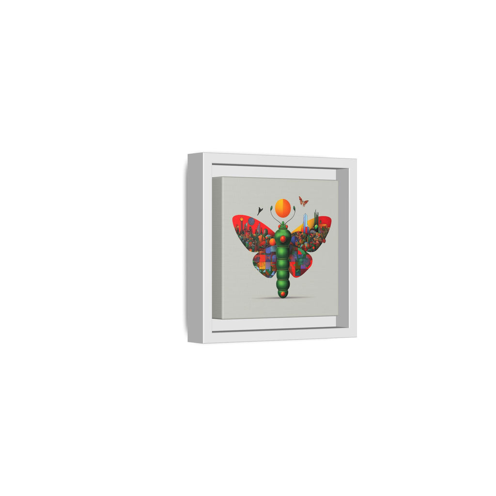 Urban Metamorphosis: Geometric Butterfly Cityscape, Cubist Digital Illustration   |    Custom Orders Available