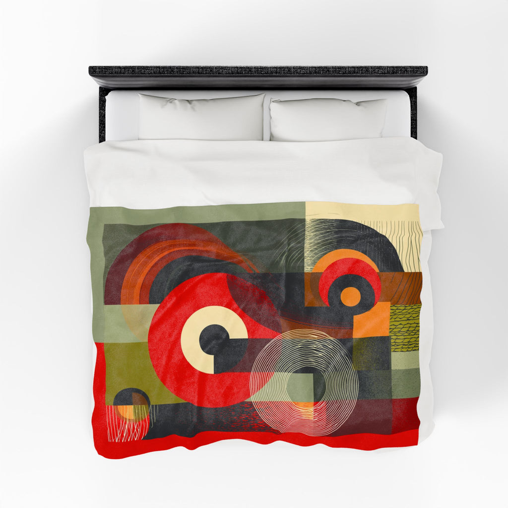 Rhythmic Geometrics: Constructivist Composition, Mid-Century Modern Abstract Design   |    Custom Orders Available