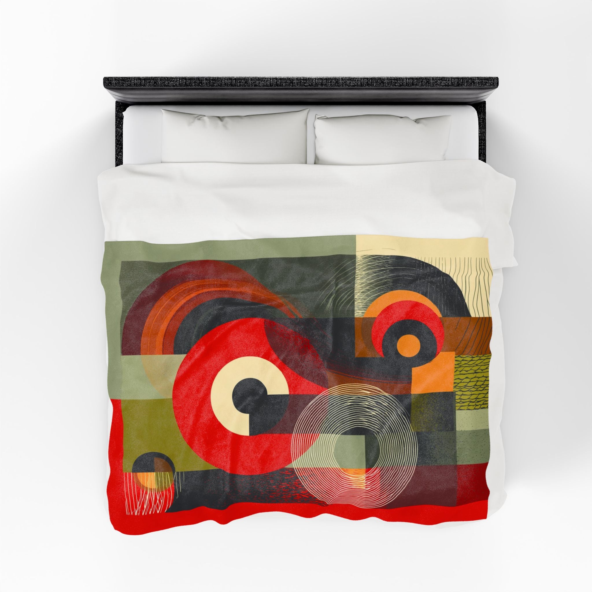 Rhythmic Geometrics: Constructivist Composition, Mid-Century Modern Abstract Design   |    Custom Orders Available