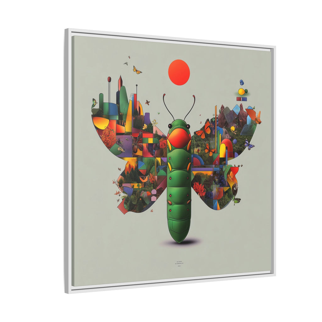 Metamorphosis of Geometry: Digital Nature Mosaic, Surreal Butterfly Landscape   |    Custom Orders Available
