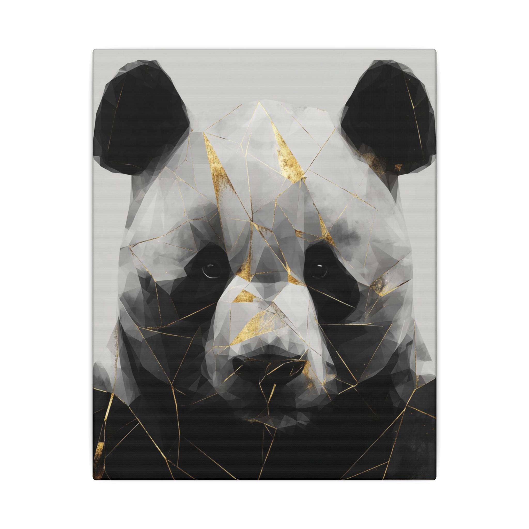 Fractal Panda: Geometric Wildlife Art, Polygonal Portrait, Modern Digital Design   |  Personalized & Custom Orders Available