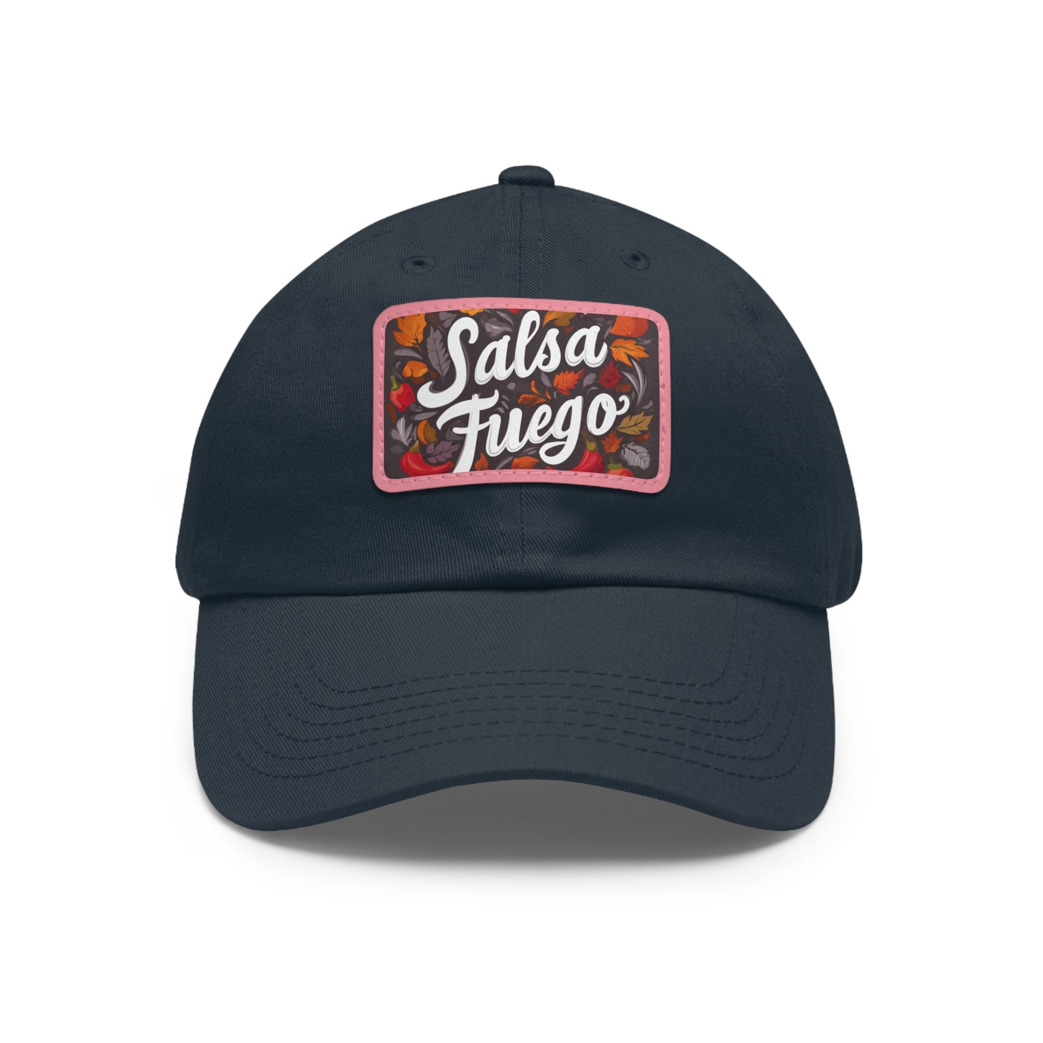 Salsa Fuego Floral Dad Hat with Leather Patch (Rectangle)