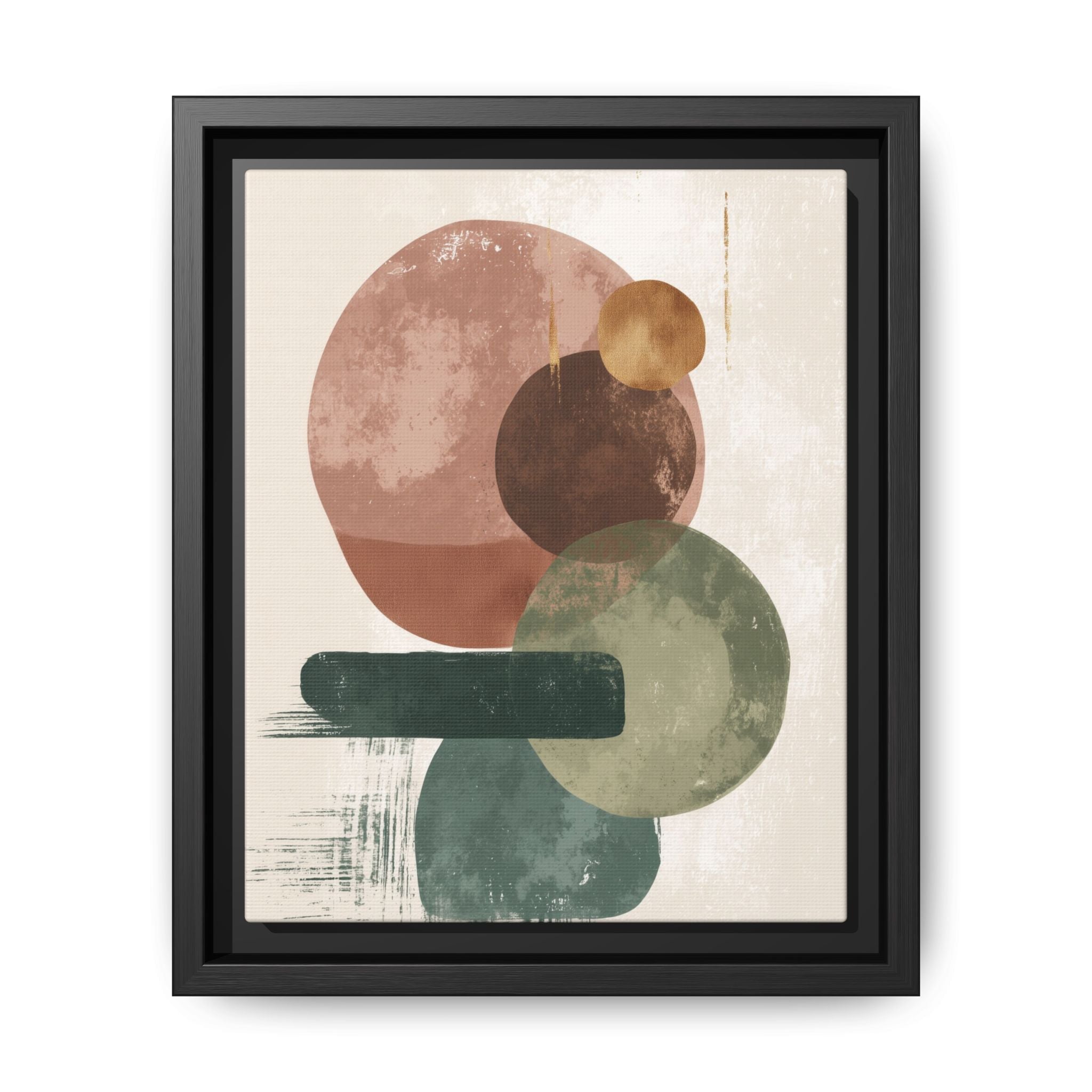 Organic Intersections: Watercolor Abstraction, Earth Tone Composition, Modern Minimalist Art   |   Custom Orders Accepted