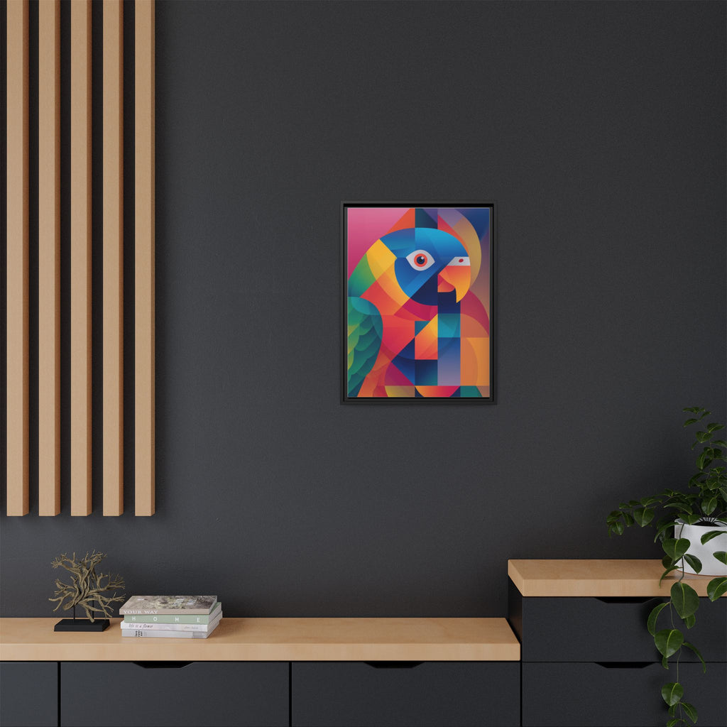 Prismatic Parrot: Cubist Deconstruction, Geometric Color Explosion   |  Personalized & Custom Orders Available