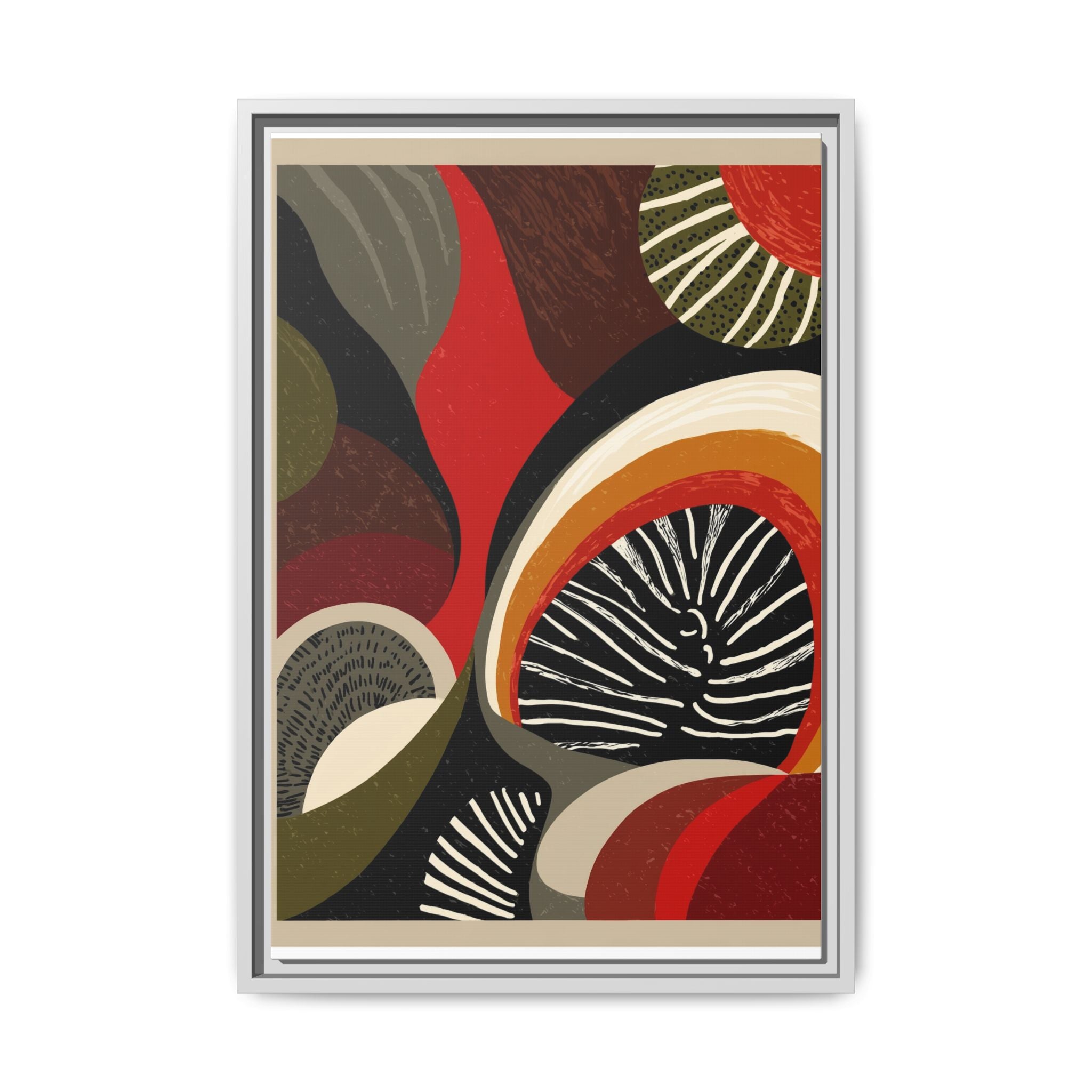 Geometric Rhythm: Abstract Composition, Mid-Century Modern Art, Radial Design Inspiration   |   Custom Orders Accepted