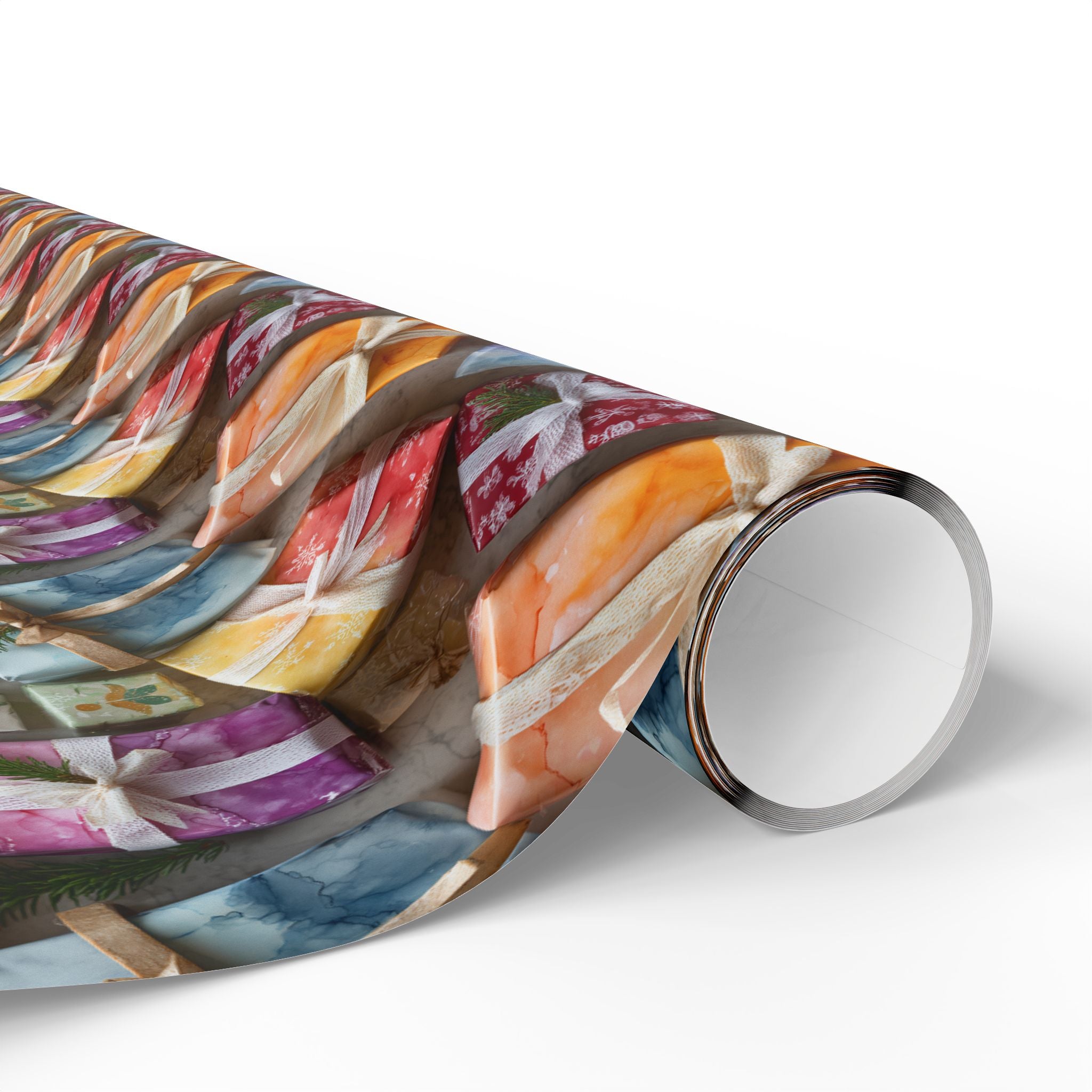 Wrapping Paper — Colorful Quilt Patch Pattern Gift Wrap (Holiday, Birthday, Craft Lovers)