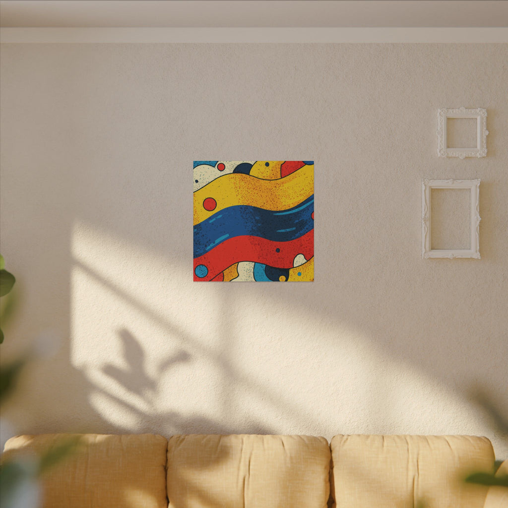 Fluid Dynamics: Retro Abstract Shapes, Mid-Century Modern Motion, Geometric Color Waves   |   Custom Orders Accepted