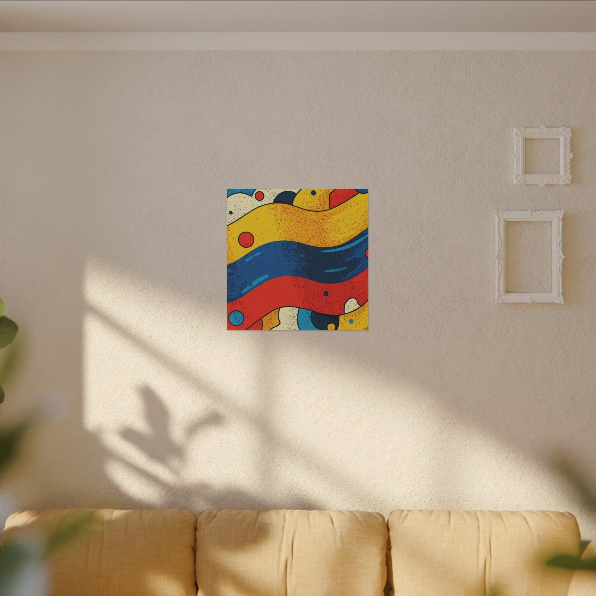 Fluid Dynamics: Retro Abstract Shapes, Mid-Century Modern Motion, Geometric Color Waves   |   Custom Orders Accepted