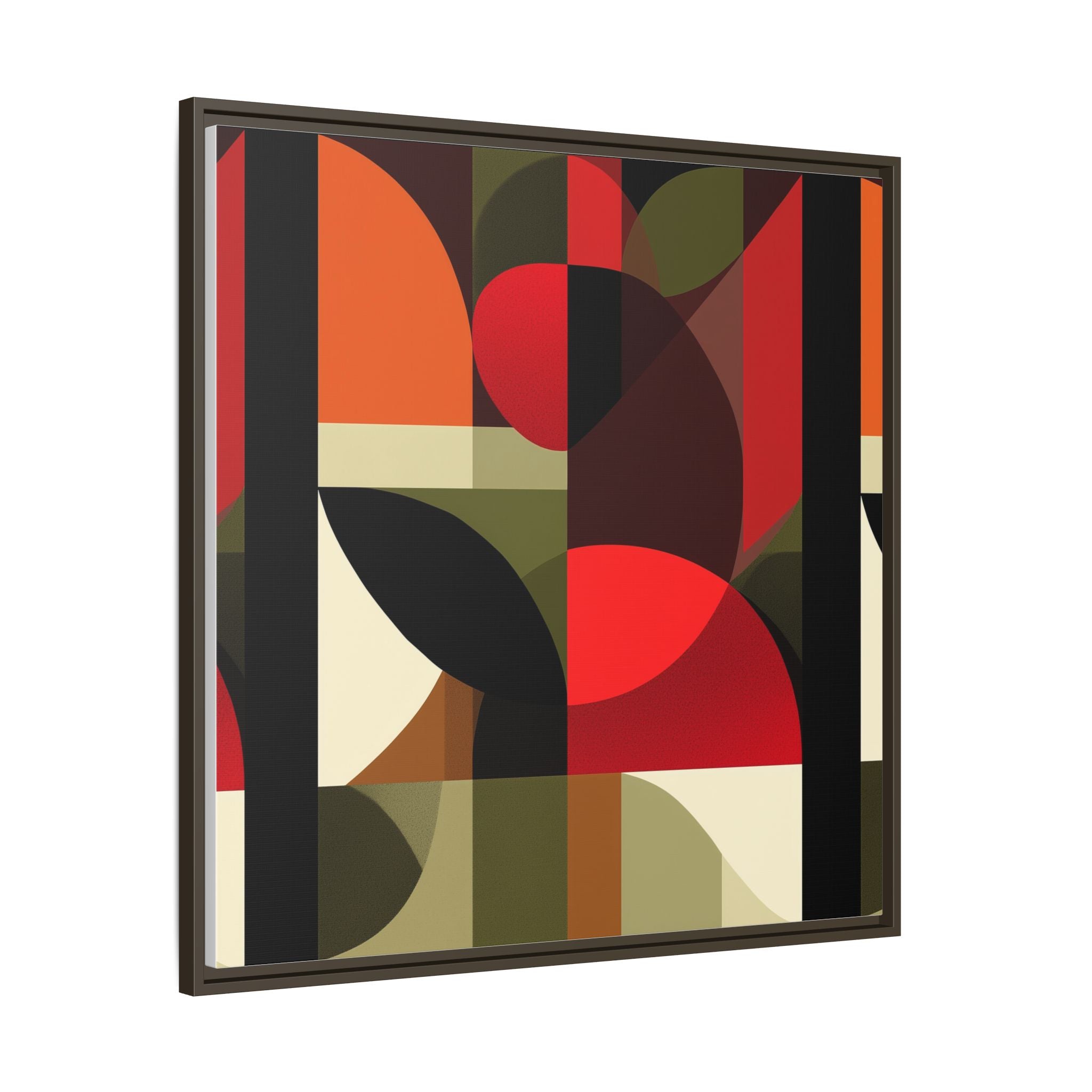 Geometric Fusion: Modern Abstract Composition, Cubist Color Blocks, Architectural Form Harmony   |   Custom Orders Accepted